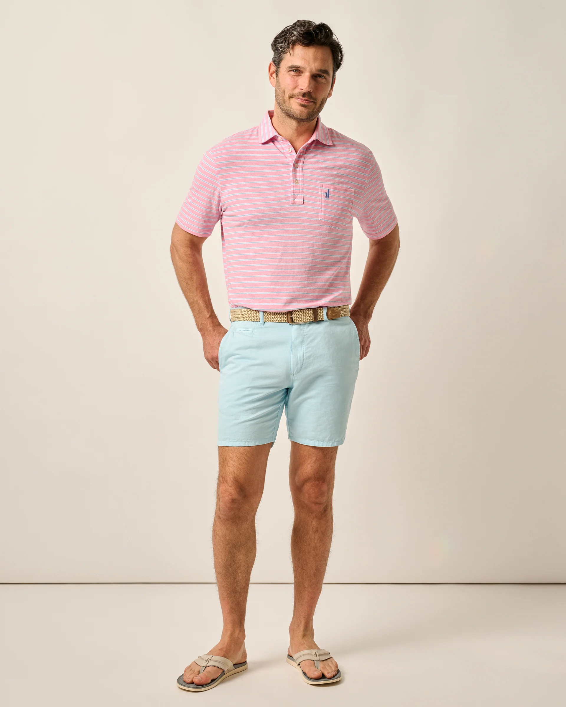 Melrose Cotton Linen Shorts - Image 13