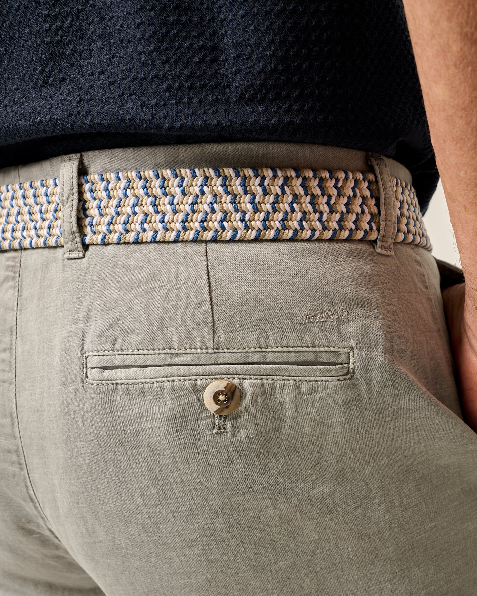 Melrose Cotton Linen Shorts - Image 48