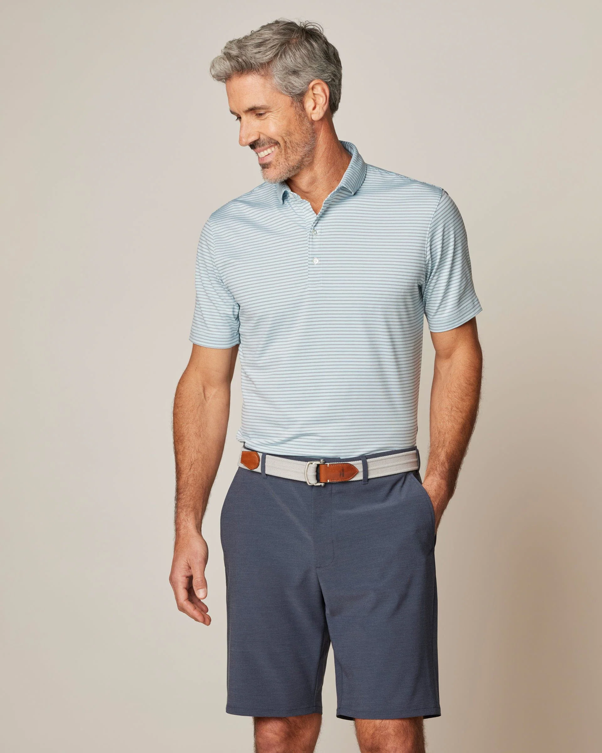 Performance Jersey Polo - Michael Stripe - Image 12