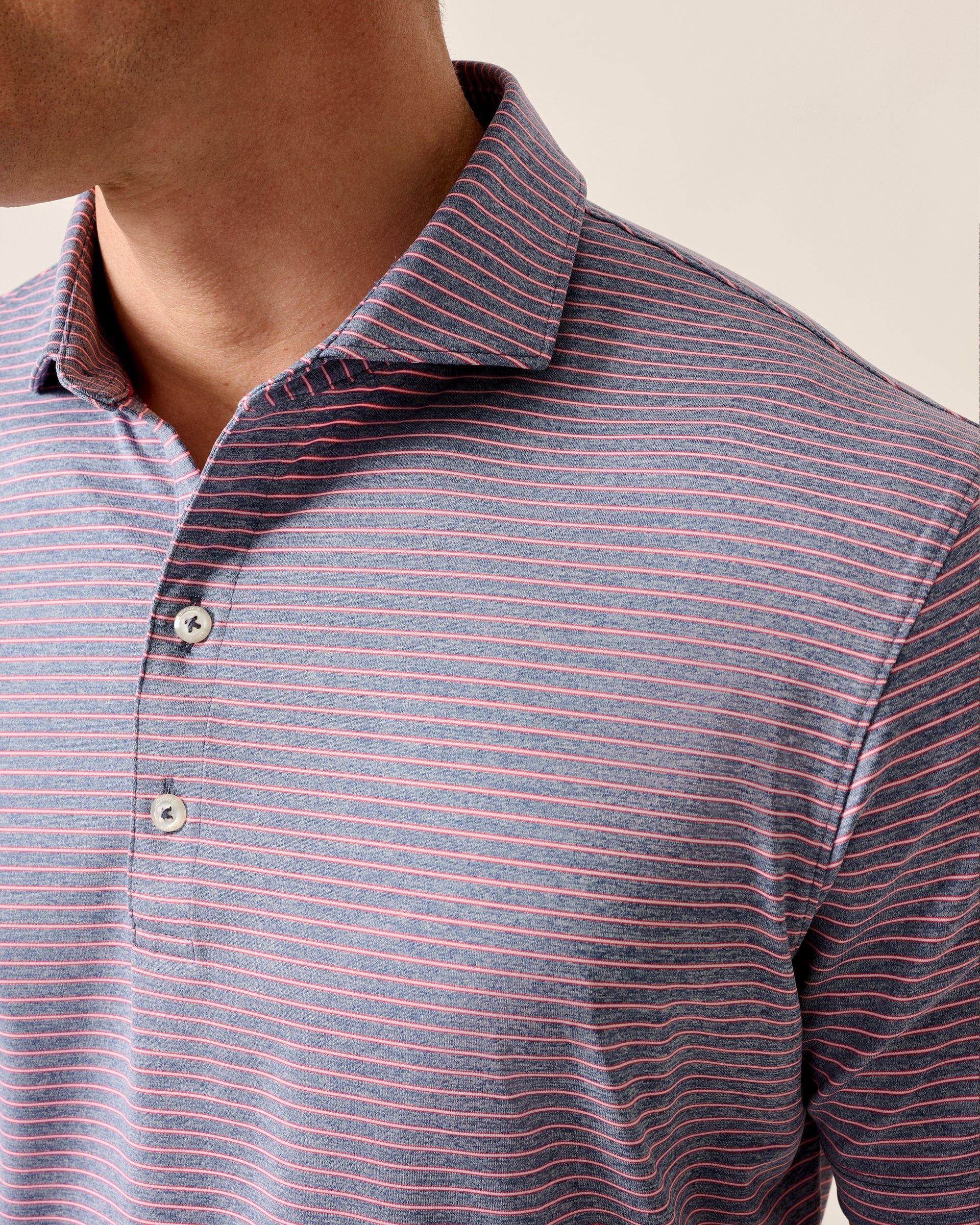 Performance Jersey Polo - Michael Stripe - Image 3