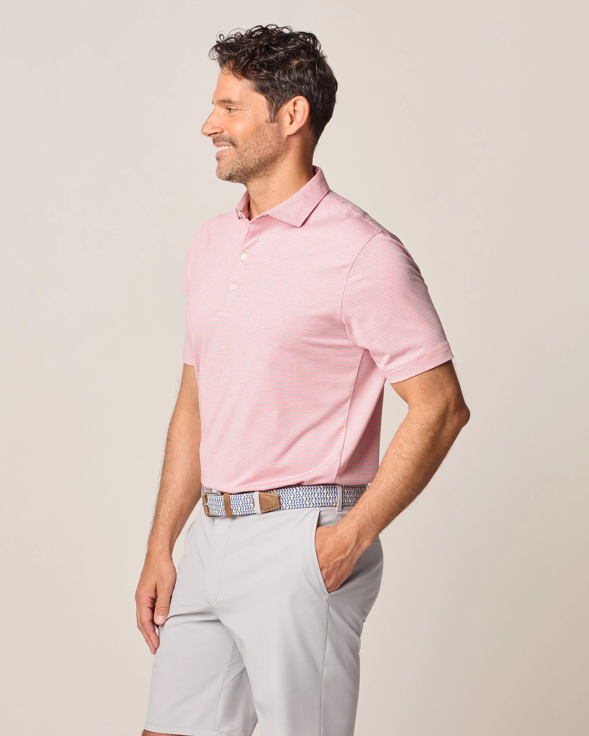Performance Jersey Polo - Michael Stripe - Image 41