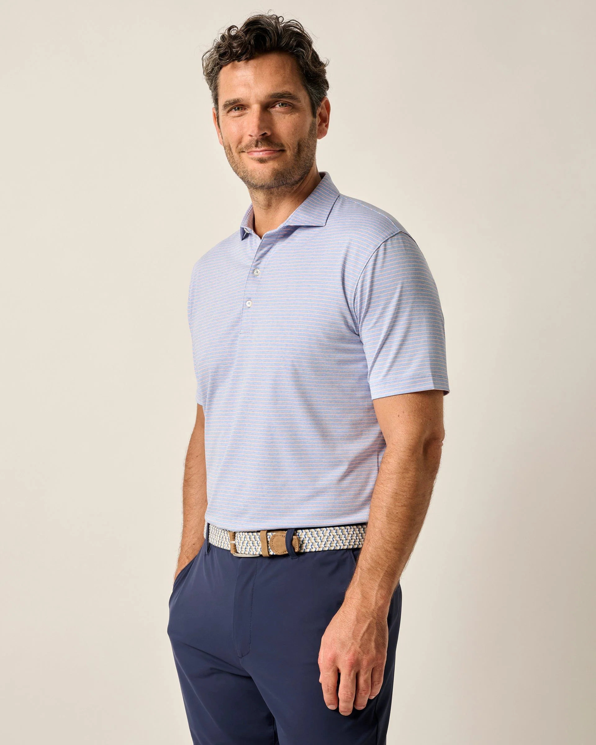 Performance Jersey Polo - Michael Stripe - Image 68