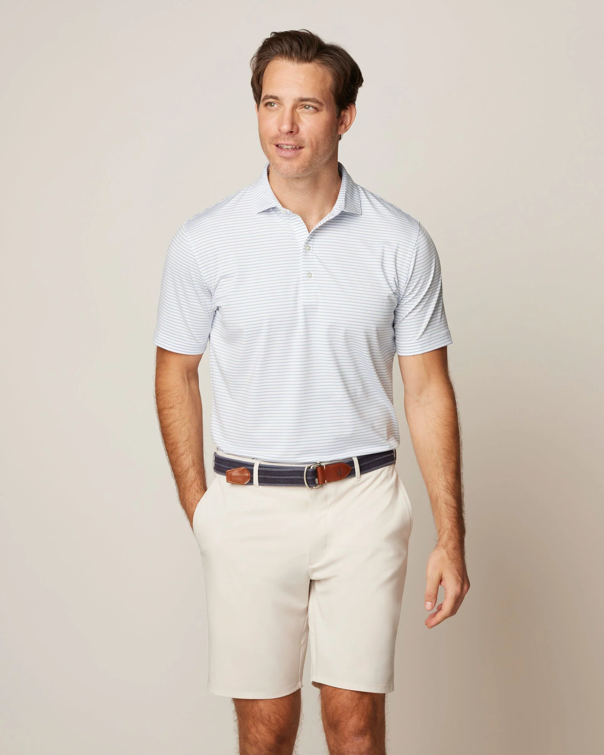 Performance Jersey Polo - Michael Stripe - Image 75