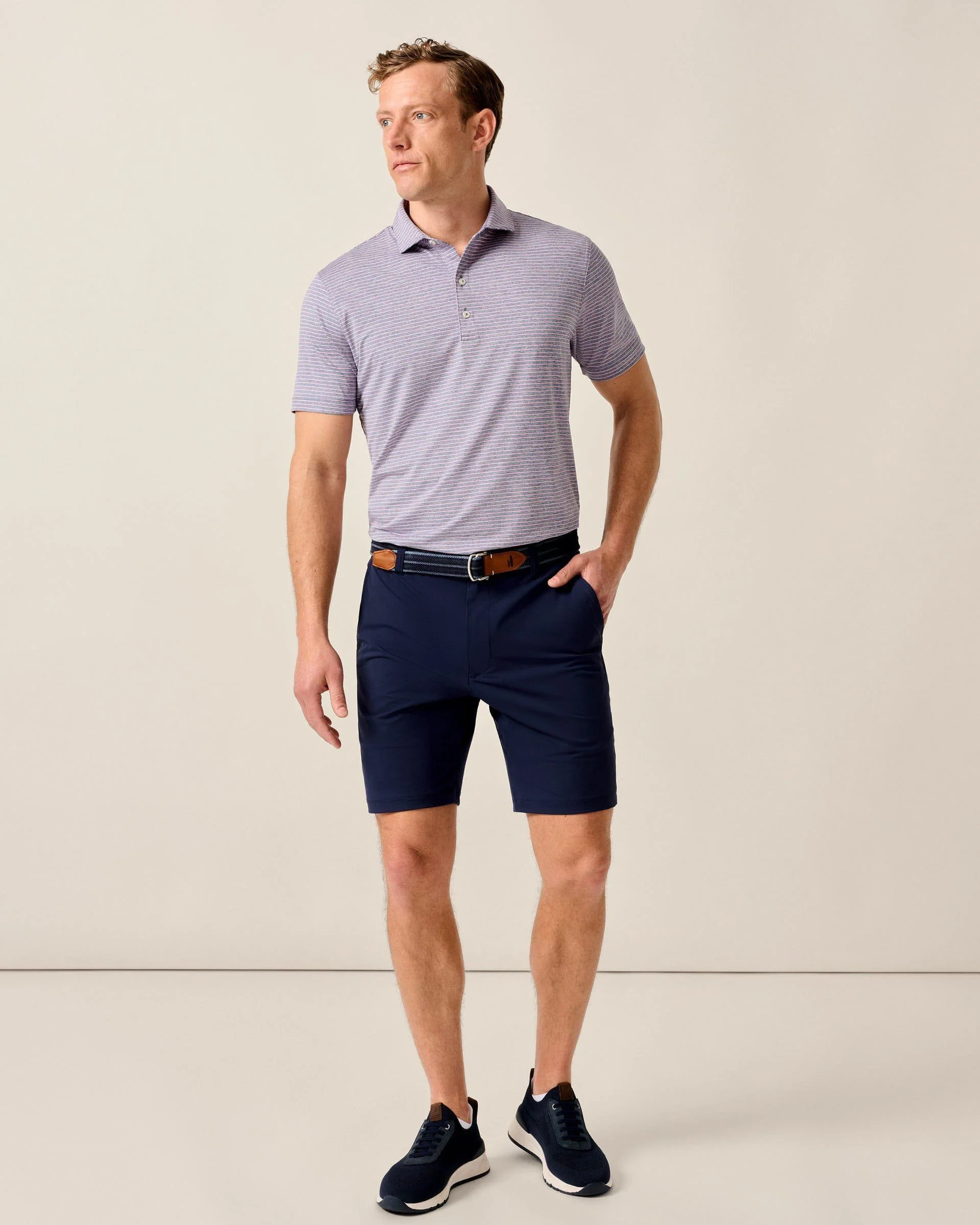 Performance Jersey Polo - Michael Stripe - Image 86