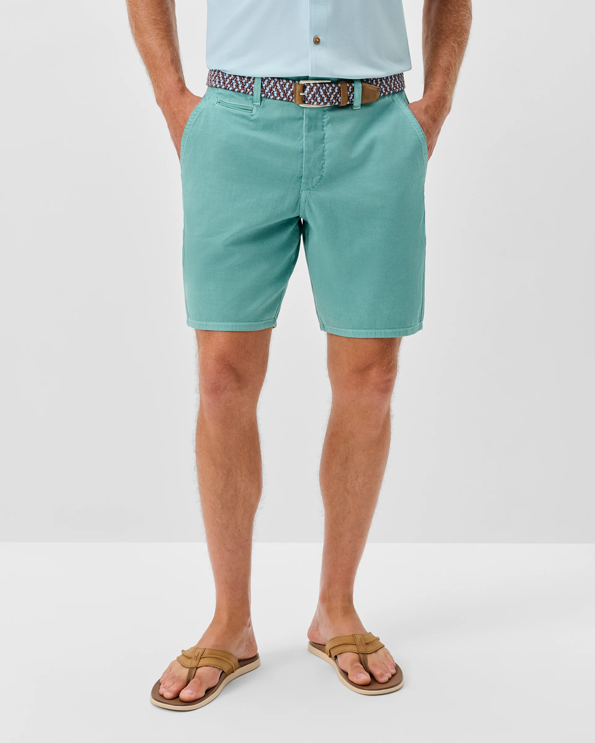 Nassau Cotton Blend Shorts -  8" inseam