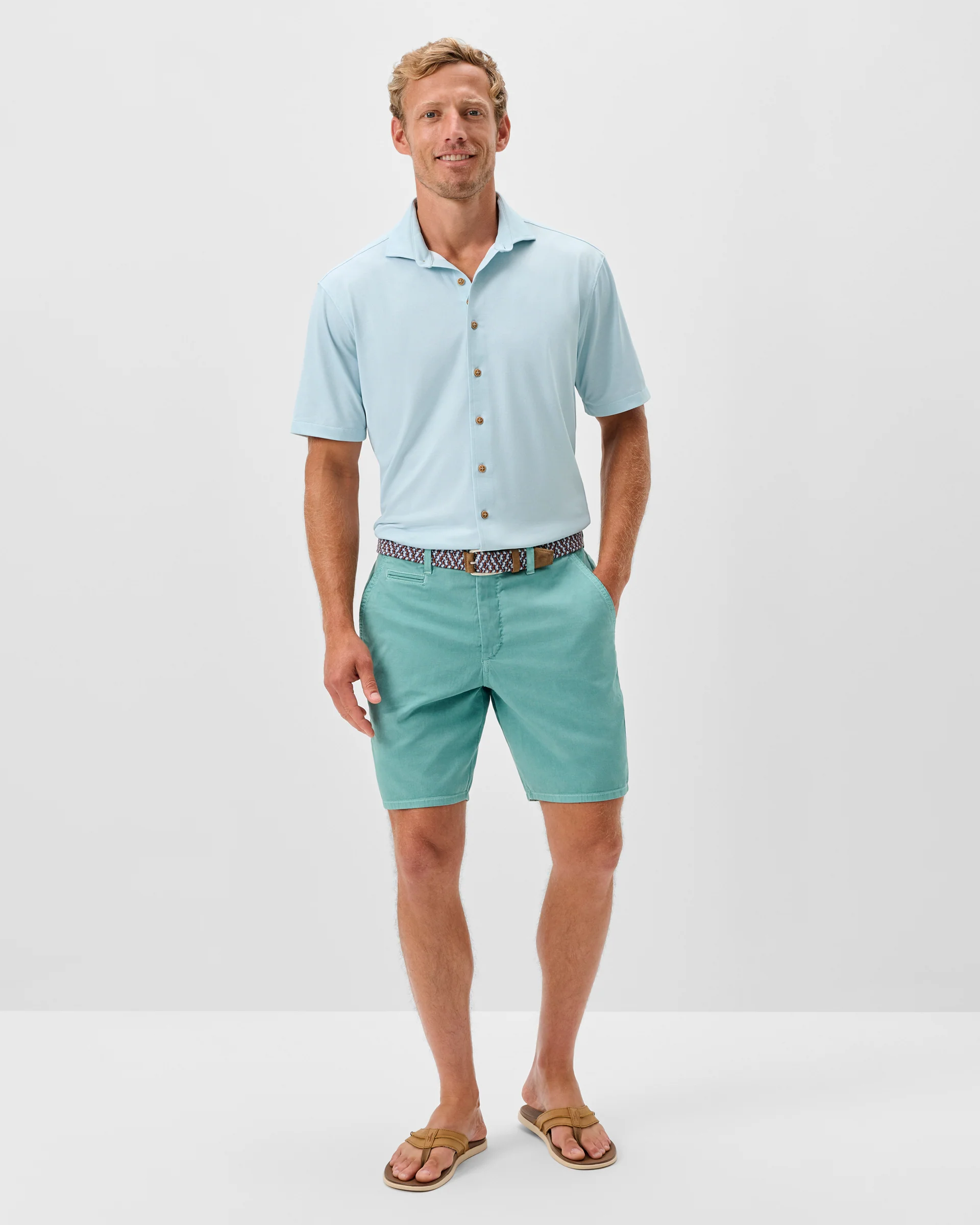 Nassau Cotton Blend Shorts -  8" inseam - Image 4