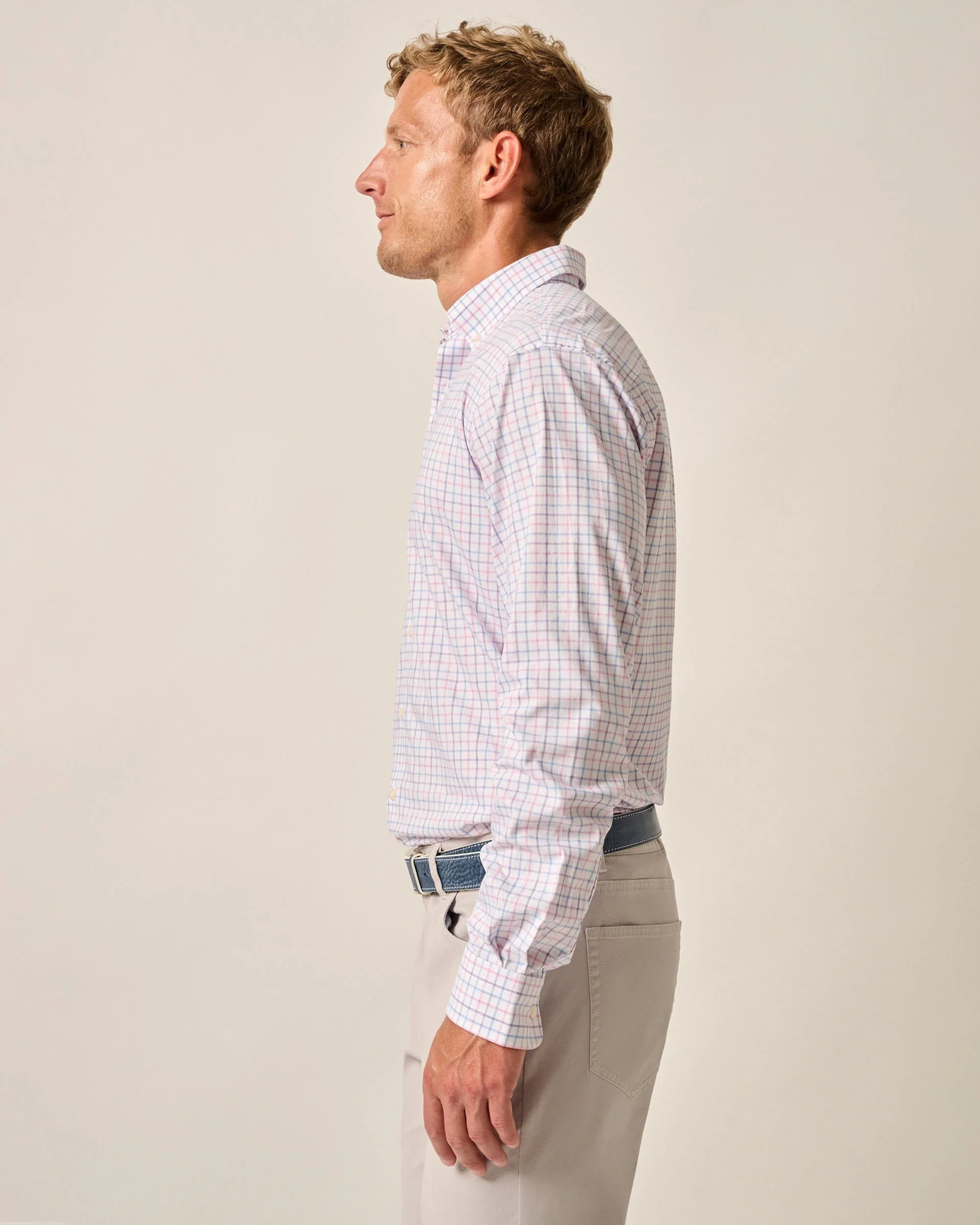 Everyday Performance Button Down Shirt - Paddock Tattersall - Image 5