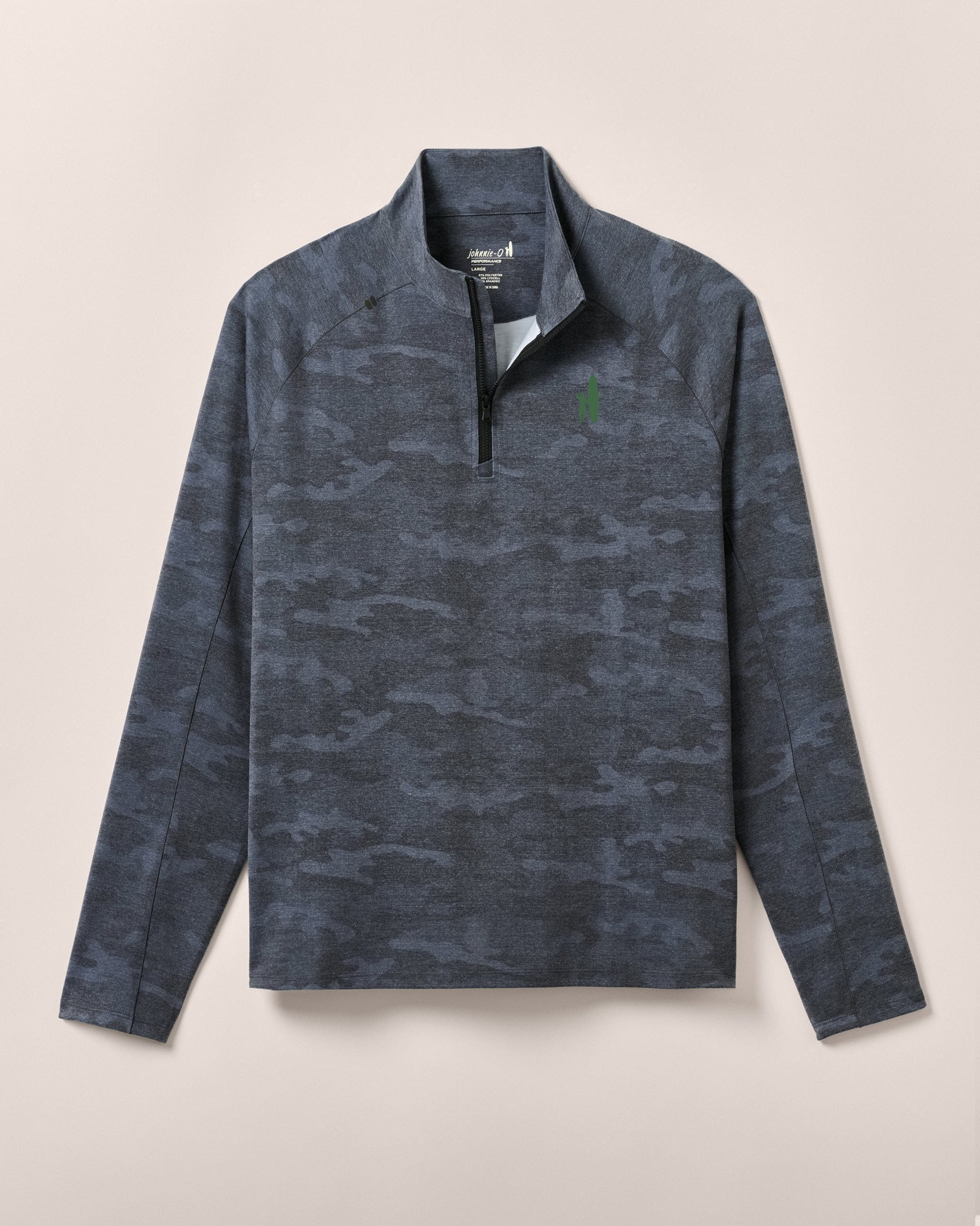 Custom Surfer Logo Patton Performance Camo 1/4 Zip Pullover - Image 12