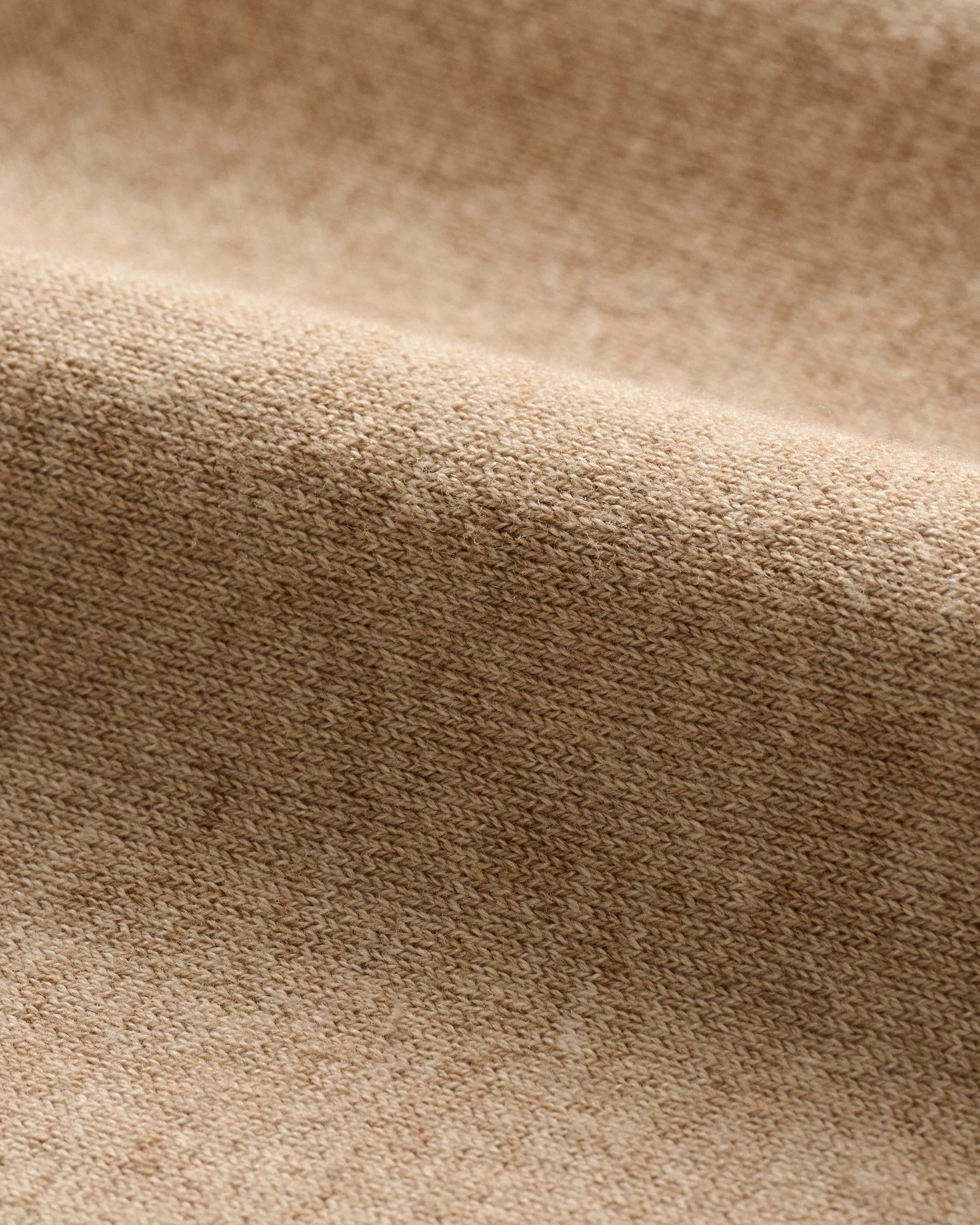 PerryGolf Desmond Plaited Cotton Blend 1/4 Zip Sweater - Image 2