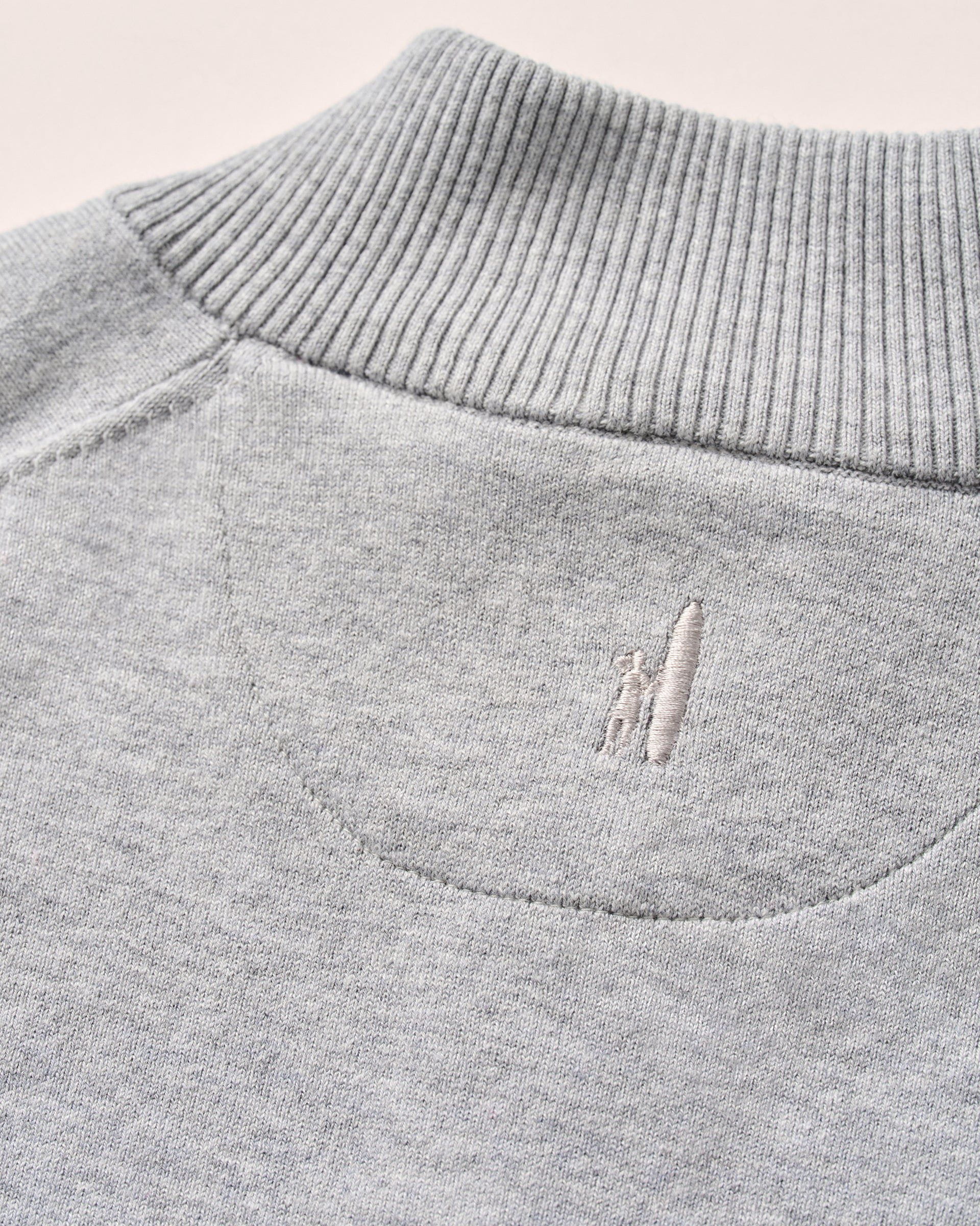 PerryGolf Desmond Plaited Cotton Blend 1/4 Zip Sweater - Image 56