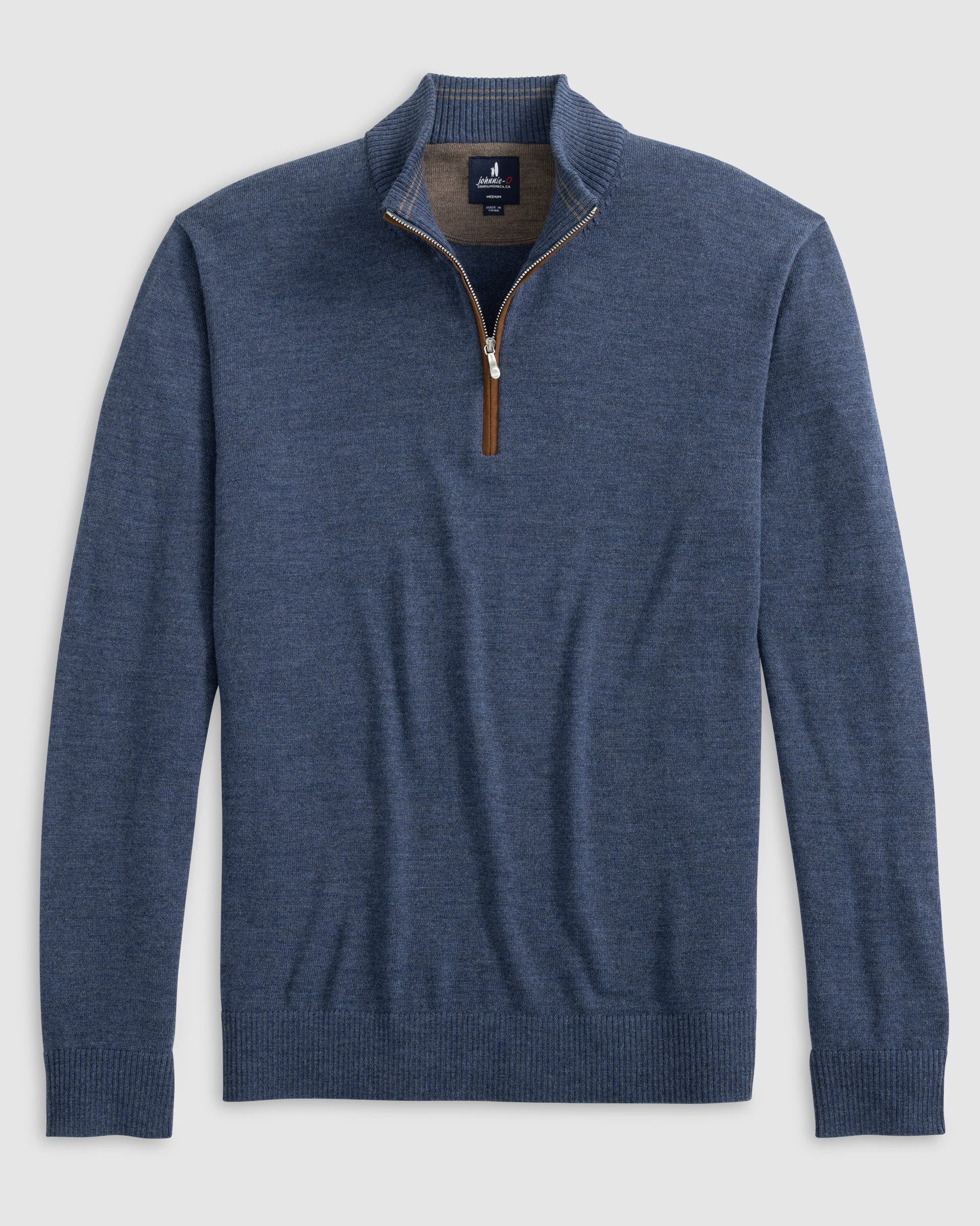 PerryGolf Raynor Merino 1/4 Zip Sweater