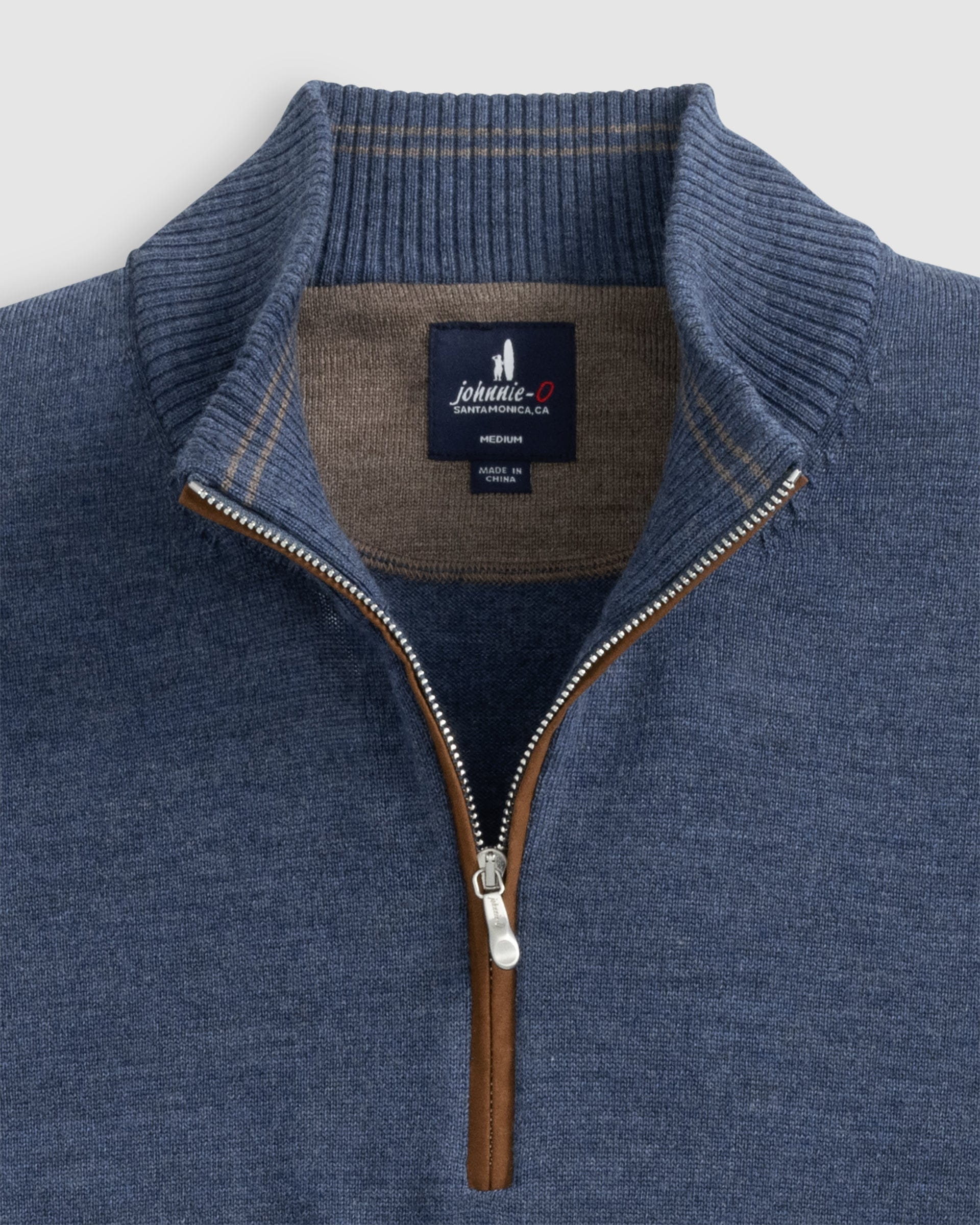 PerryGolf Raynor Merino 1/4 Zip Sweater - Image 2