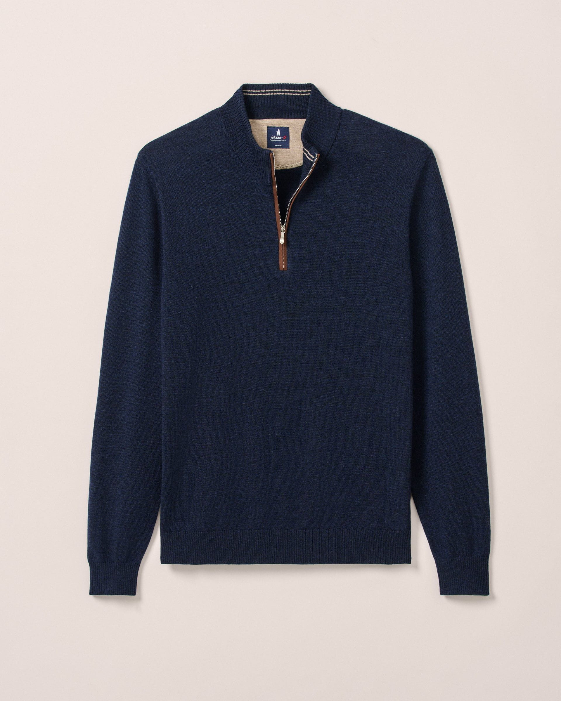 PerryGolf Raynor Merino 1/4 Zip Sweater - Image 42