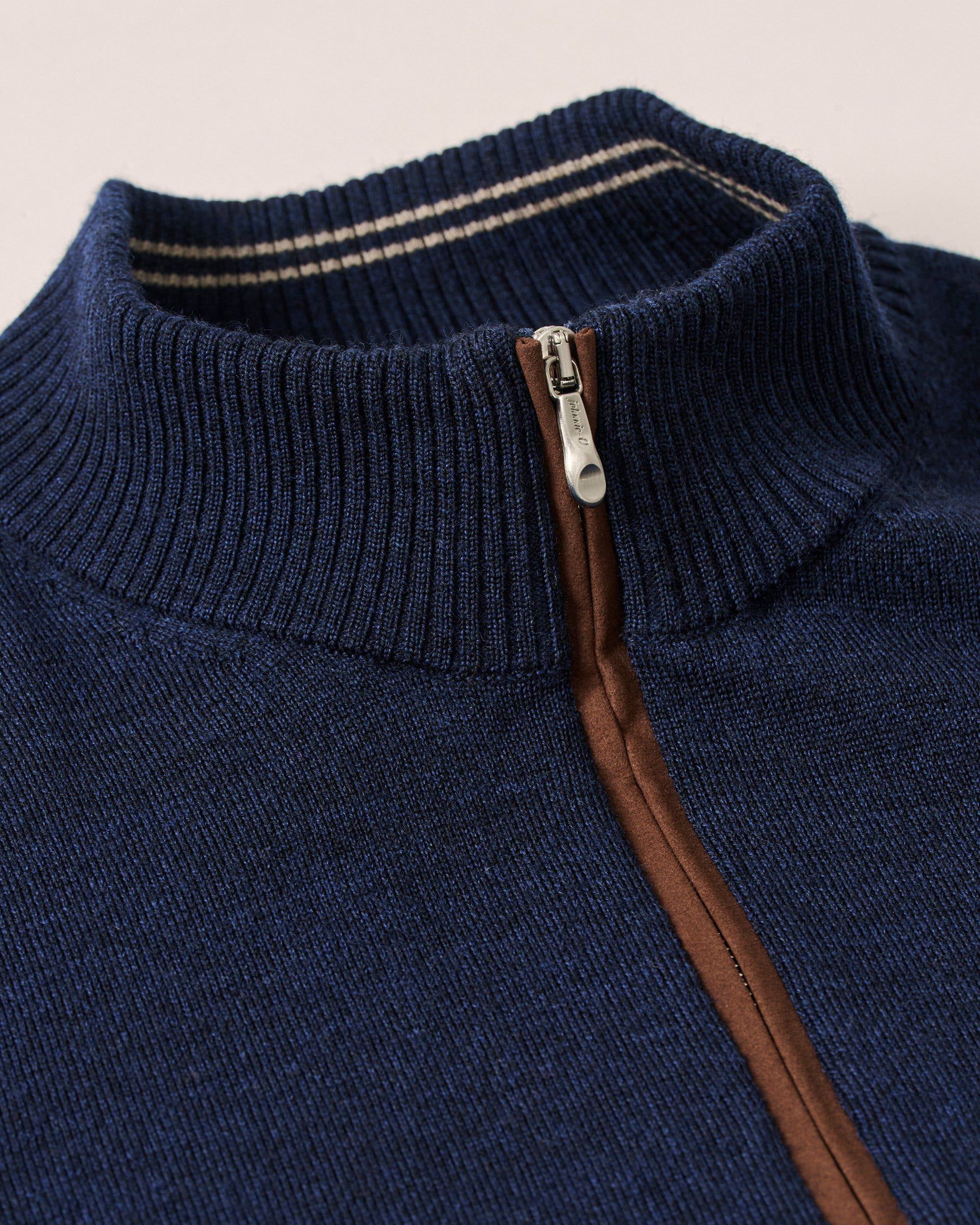 PerryGolf Raynor Merino 1/4 Zip Sweater - Image 43