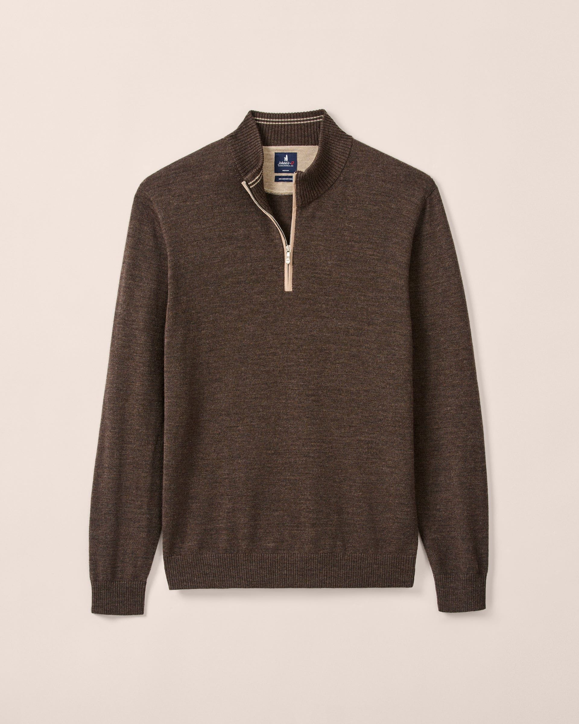 PerryGolf Raynor Merino 1/4 Zip Sweater - Image 55