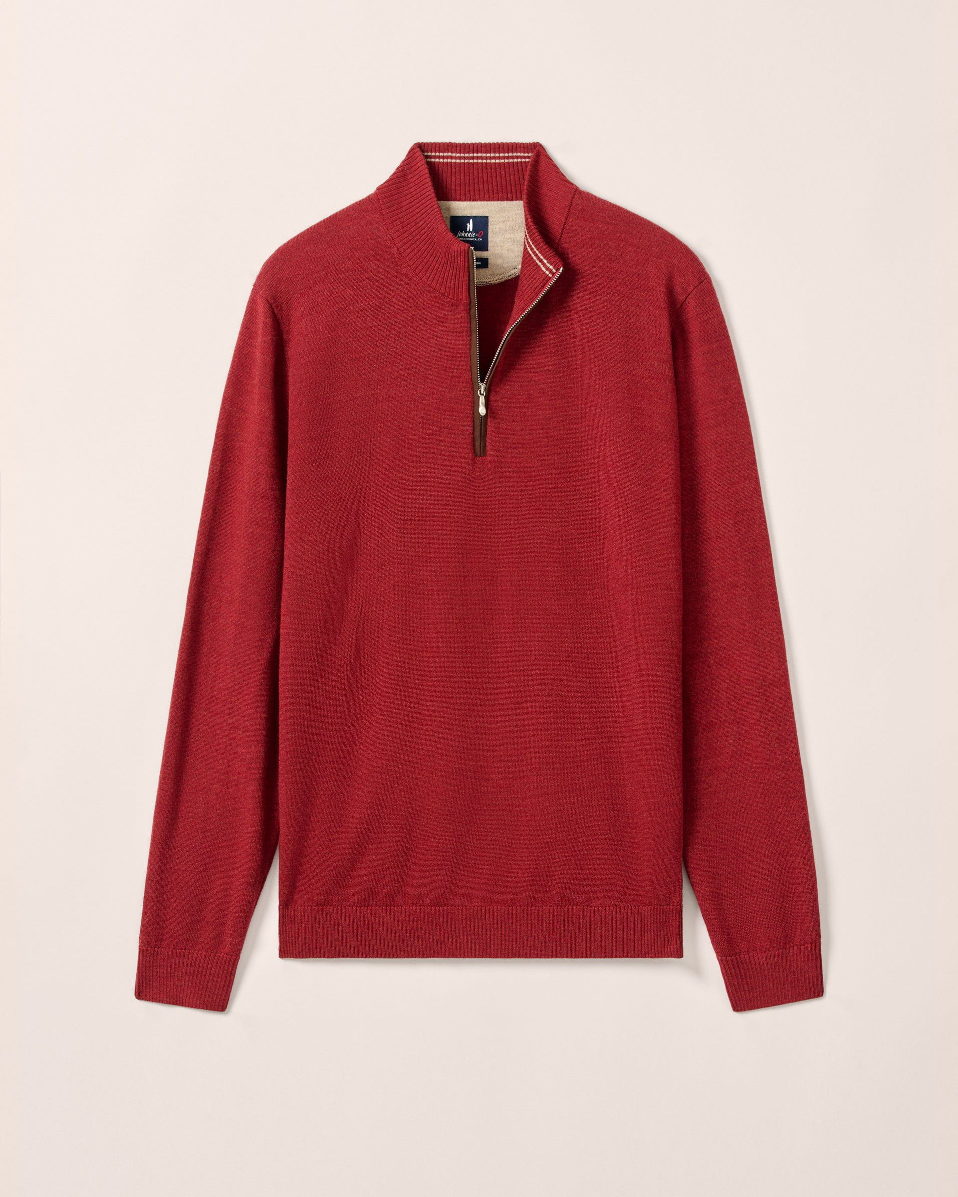 PerryGolf Raynor Merino 1/4 Zip Sweater - Image 62