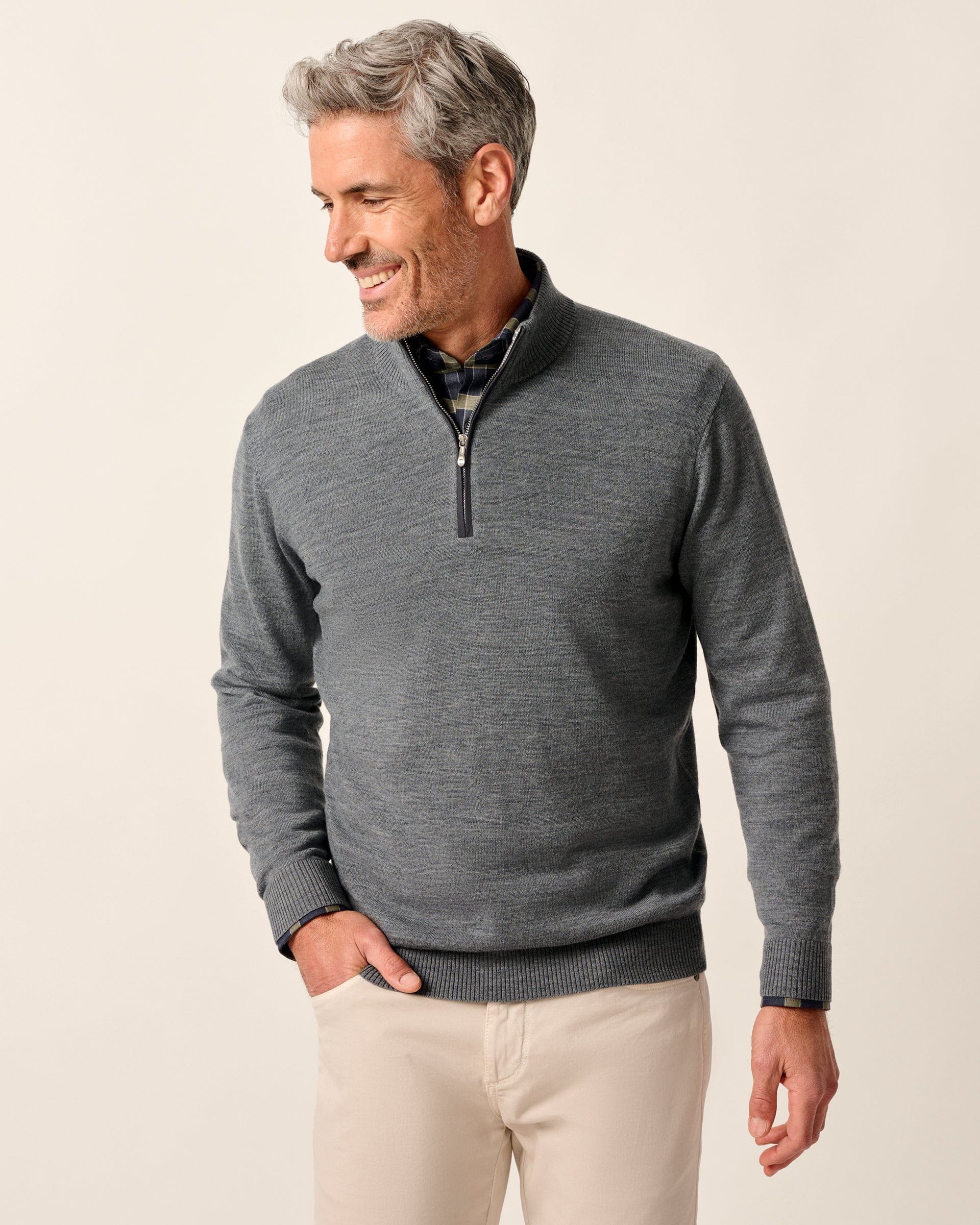 Raynor Merino 1/4 Zip Sweater - Image 5