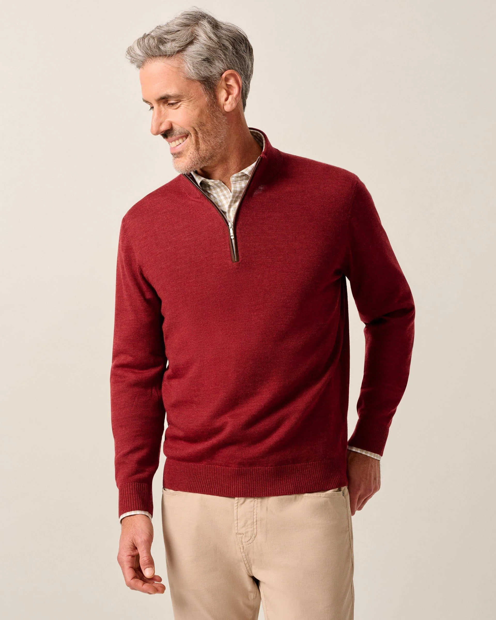 Raynor Merino 1/4 Zip Sweater