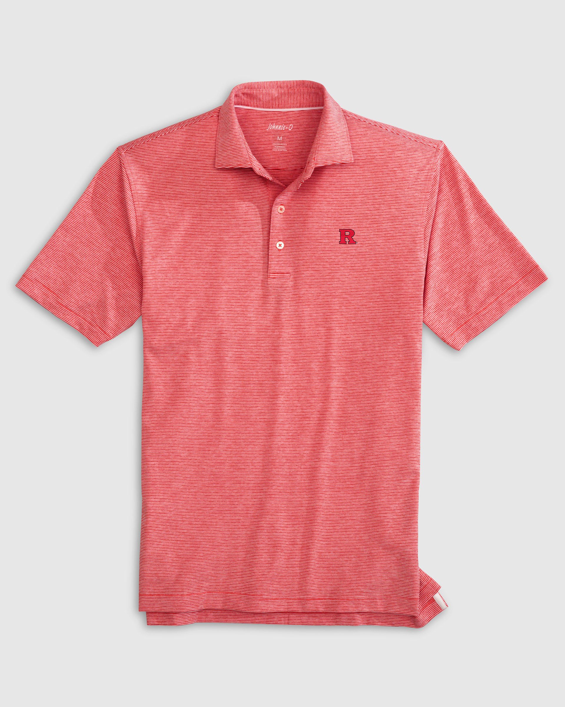 Rutgers Lyndonn Striped Jersey Performance Polo - Image 3