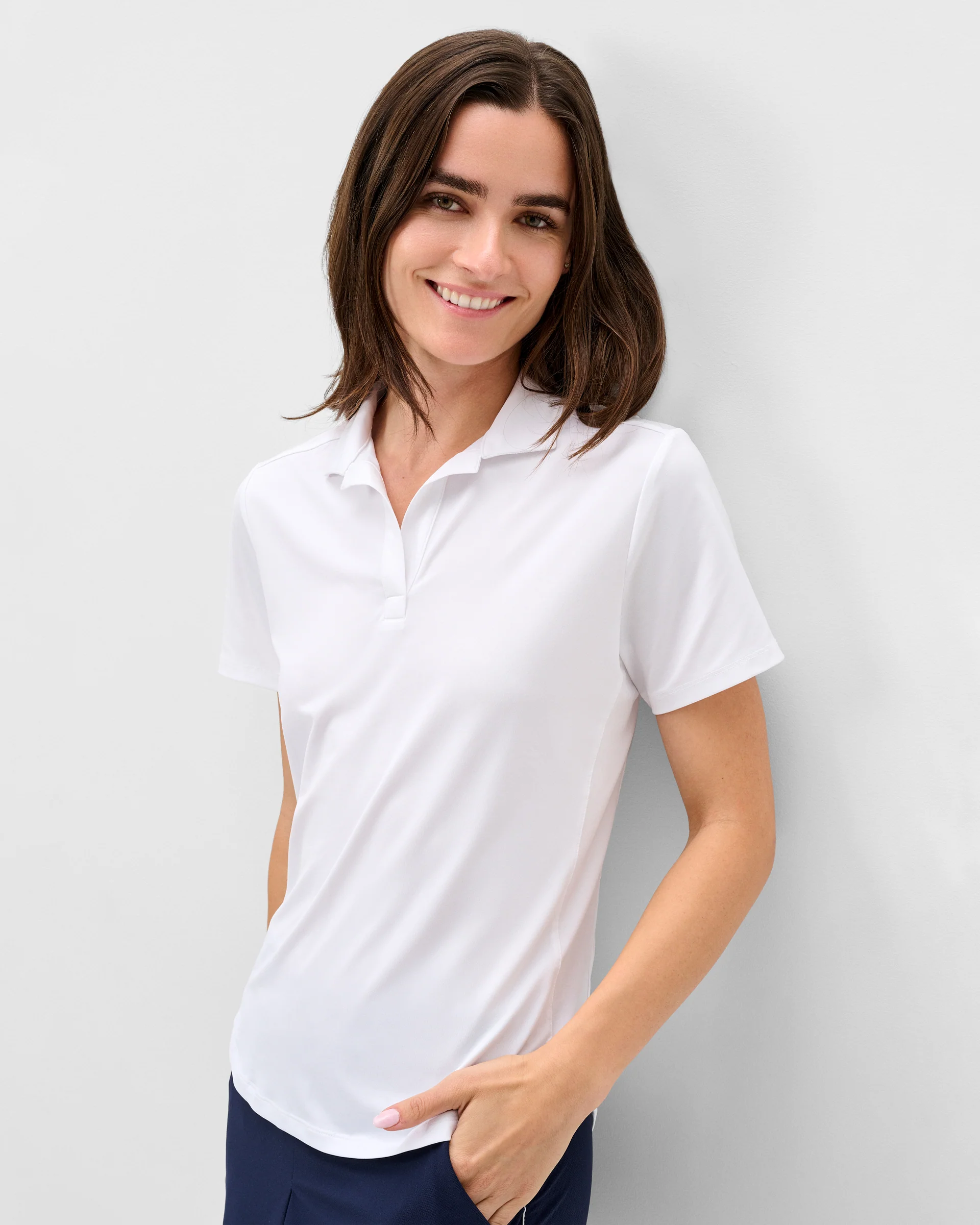 Sadie Performance Jersey Polo - Image 2