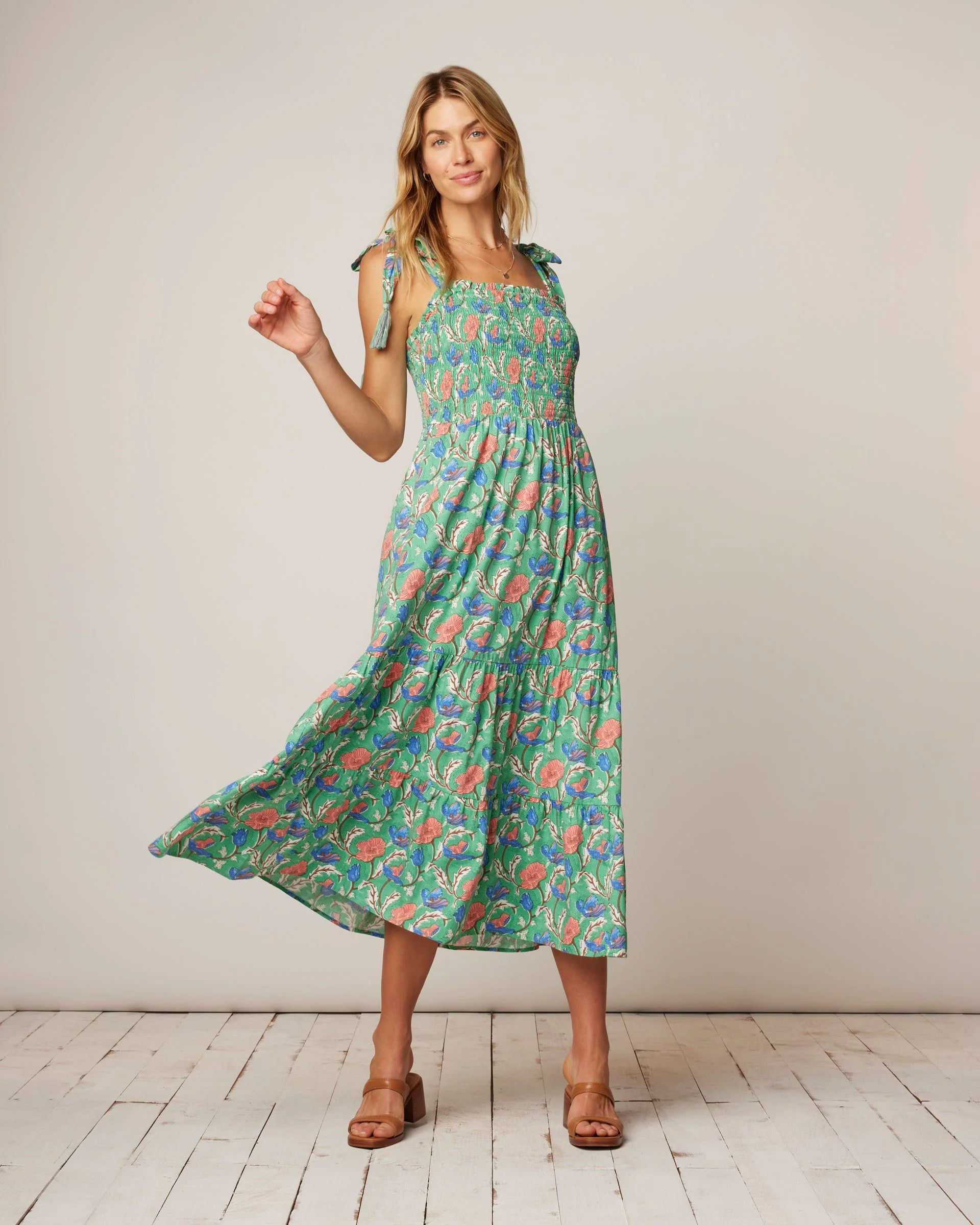 Sasha Cotton Blend Dress - Image 11