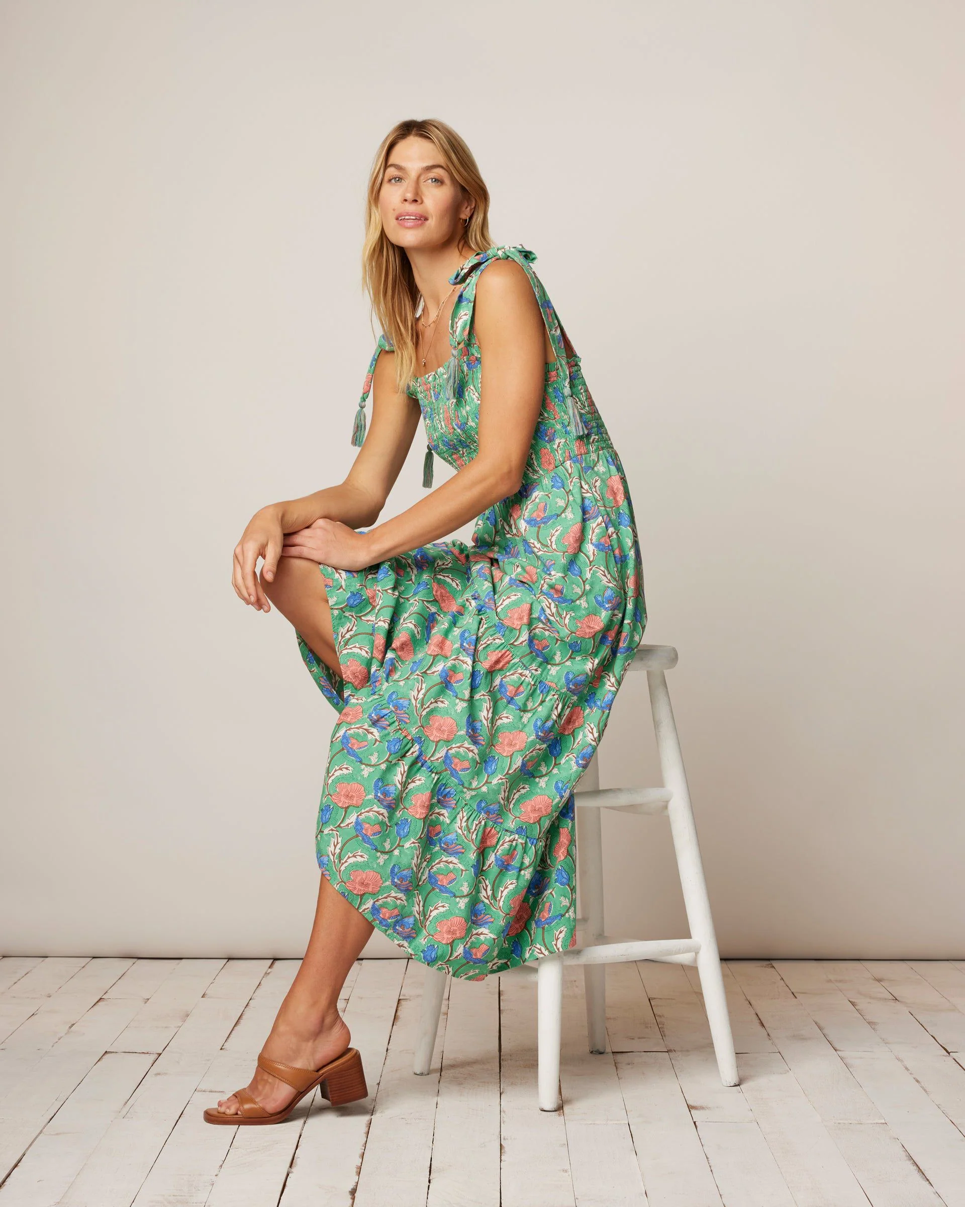 Sasha Cotton Blend Dress - Image 12
