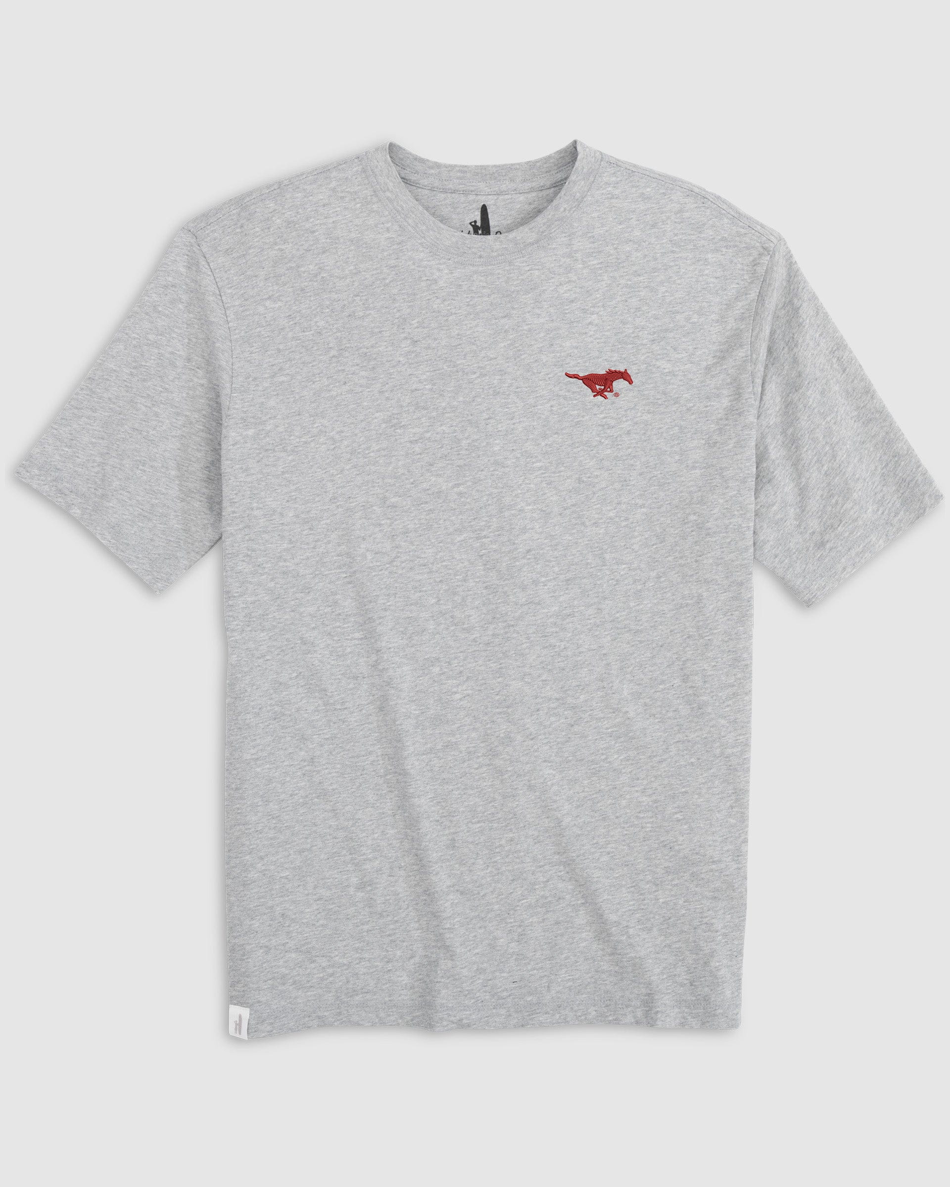 Southern Methodist Heathered Spencer T-Shirt - Image 4
