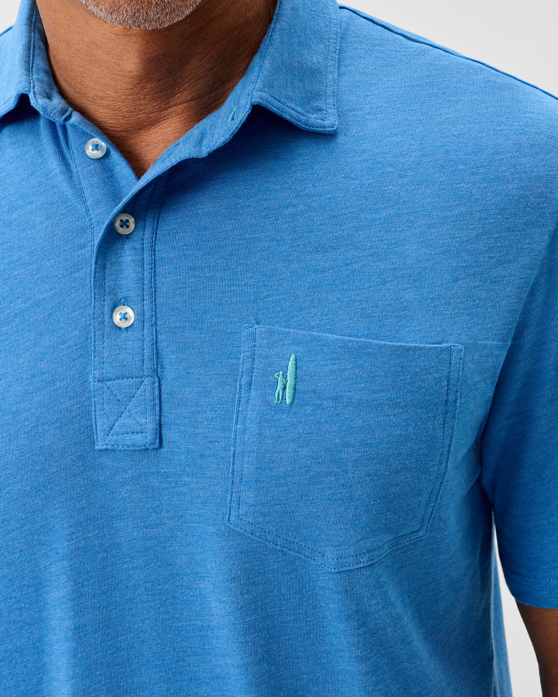 Original 4-Button Polo - Heather Solid - Image 2