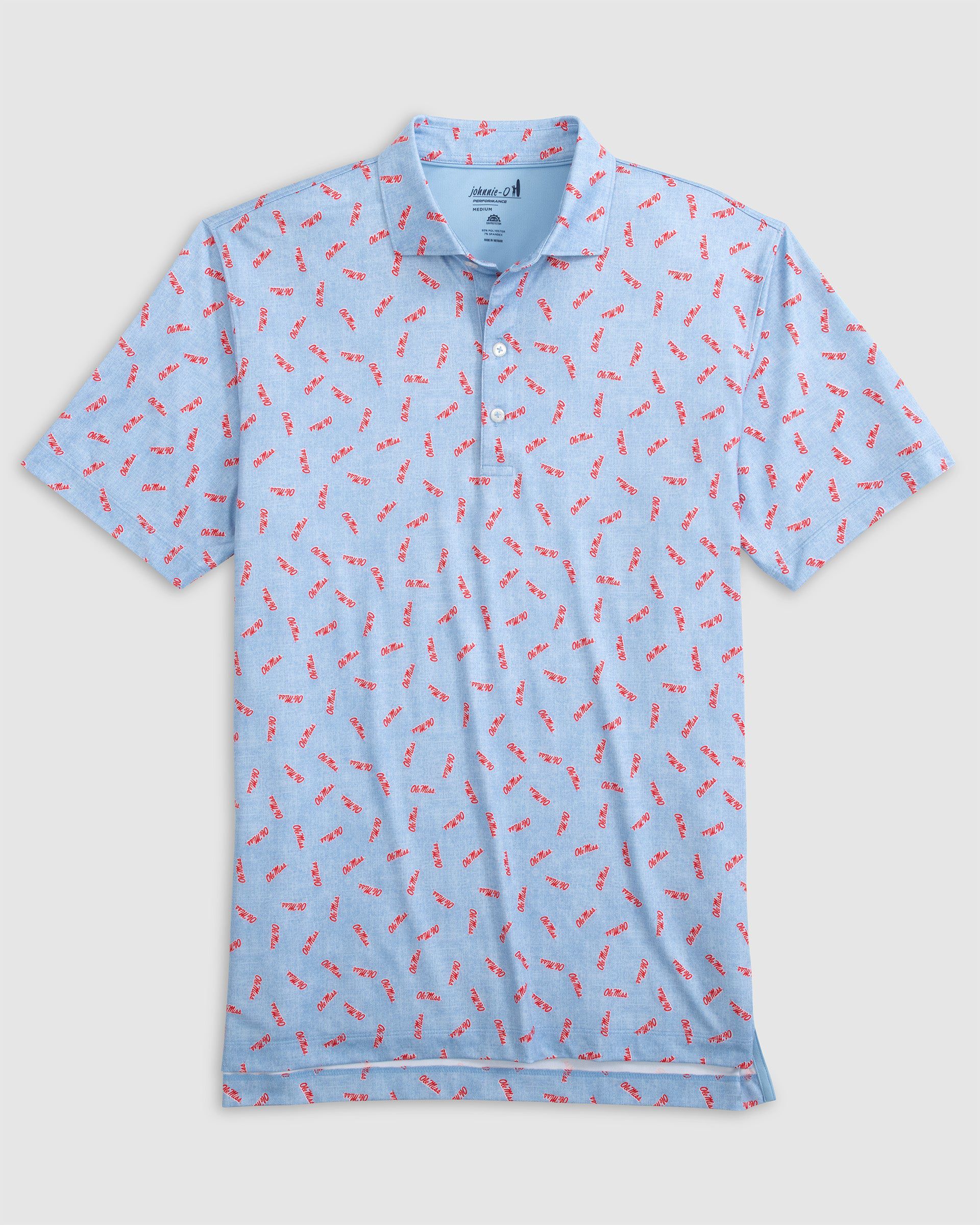 Ole Miss Stadium Exeter Printed Jersey Performance Polo