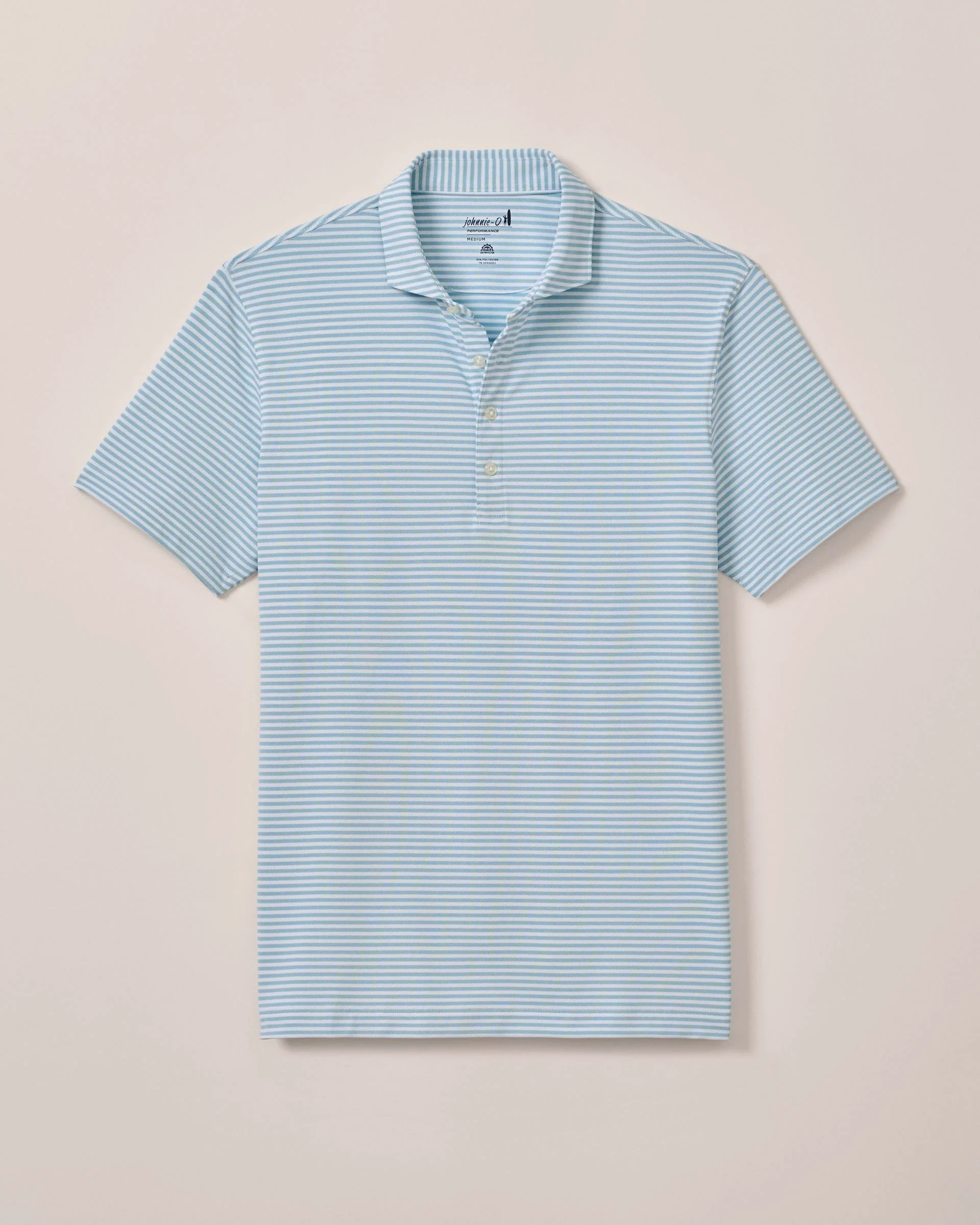 Performance Mesh Polo - Stetson Stripe - Image 6