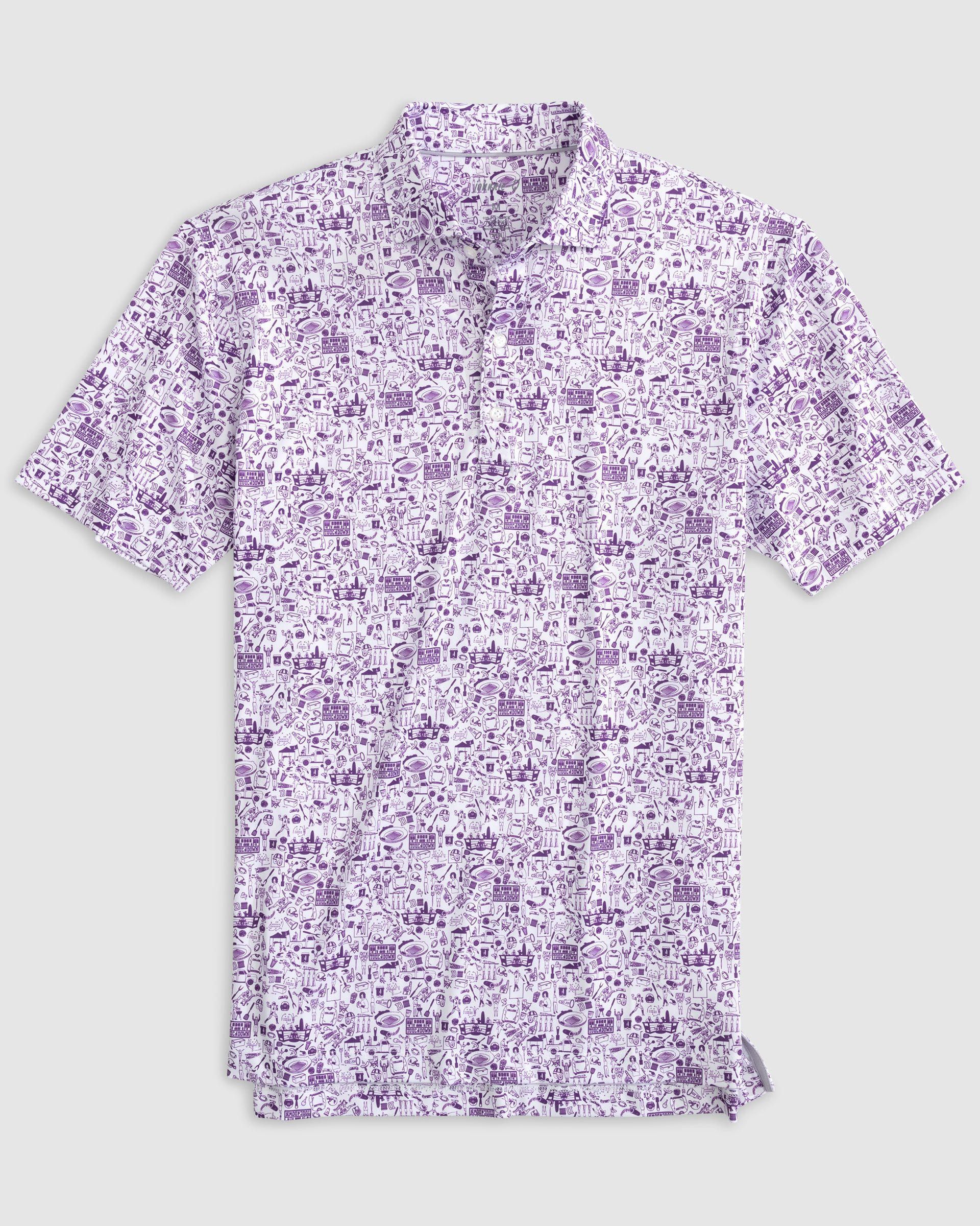 Tailgater Printed Jersey Performance Polo