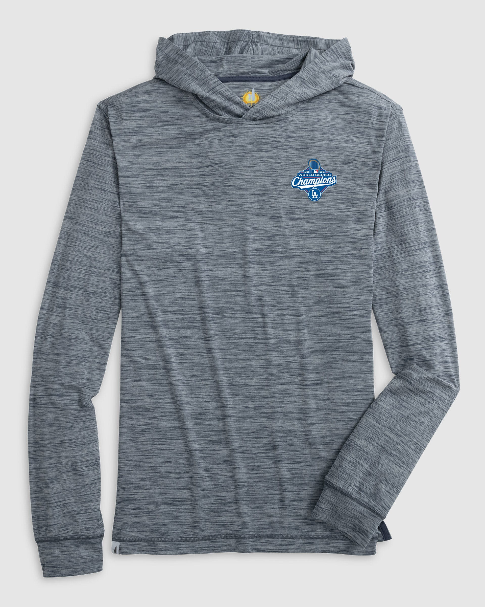 Los Angeles Dodgers Talon Featherweight Performance Hoodie - 2025 World Series Champions Logo