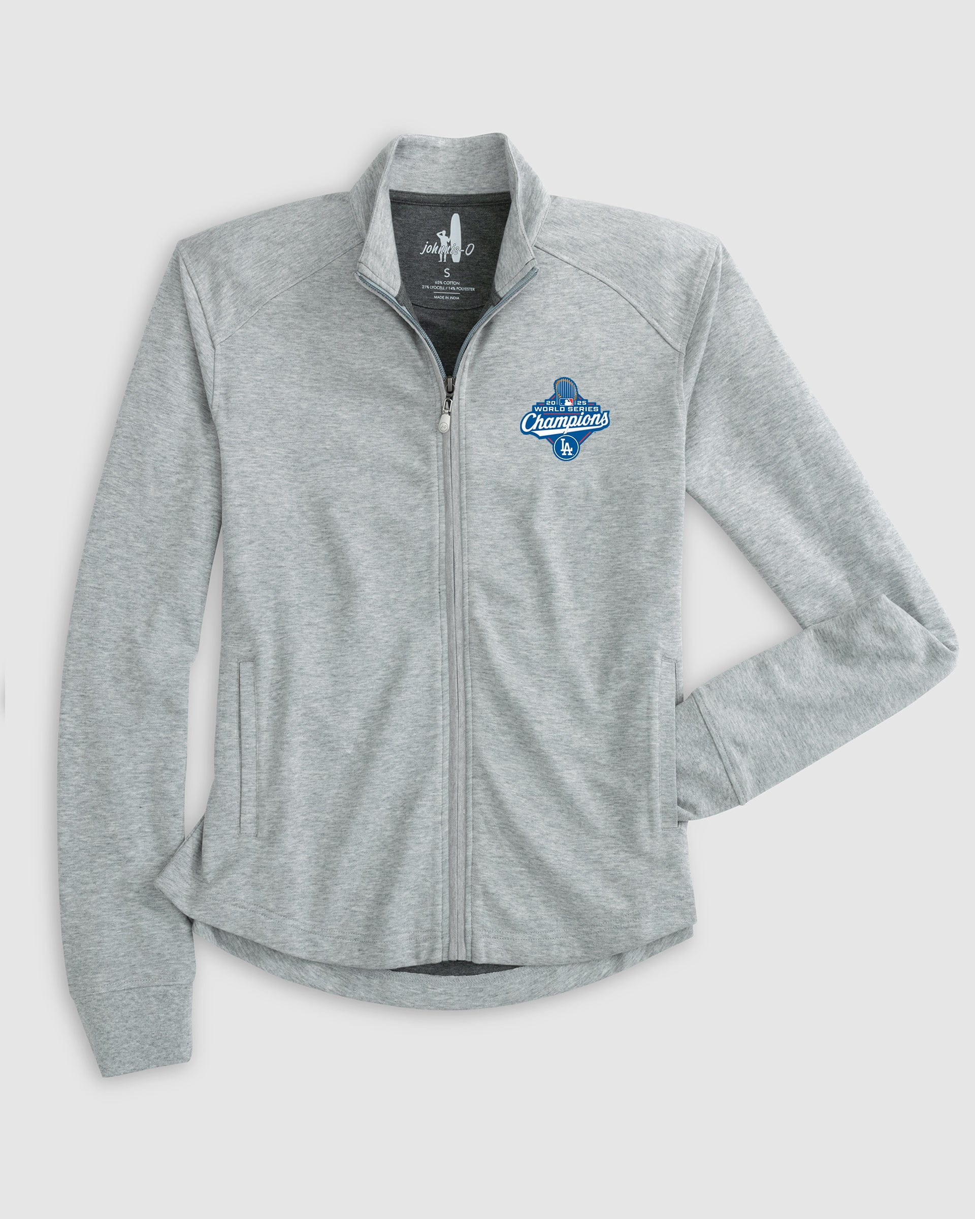 Women's Los Angeles Dodgers Tomi Full Zip Jacket - 2025 World Series Champions Logo