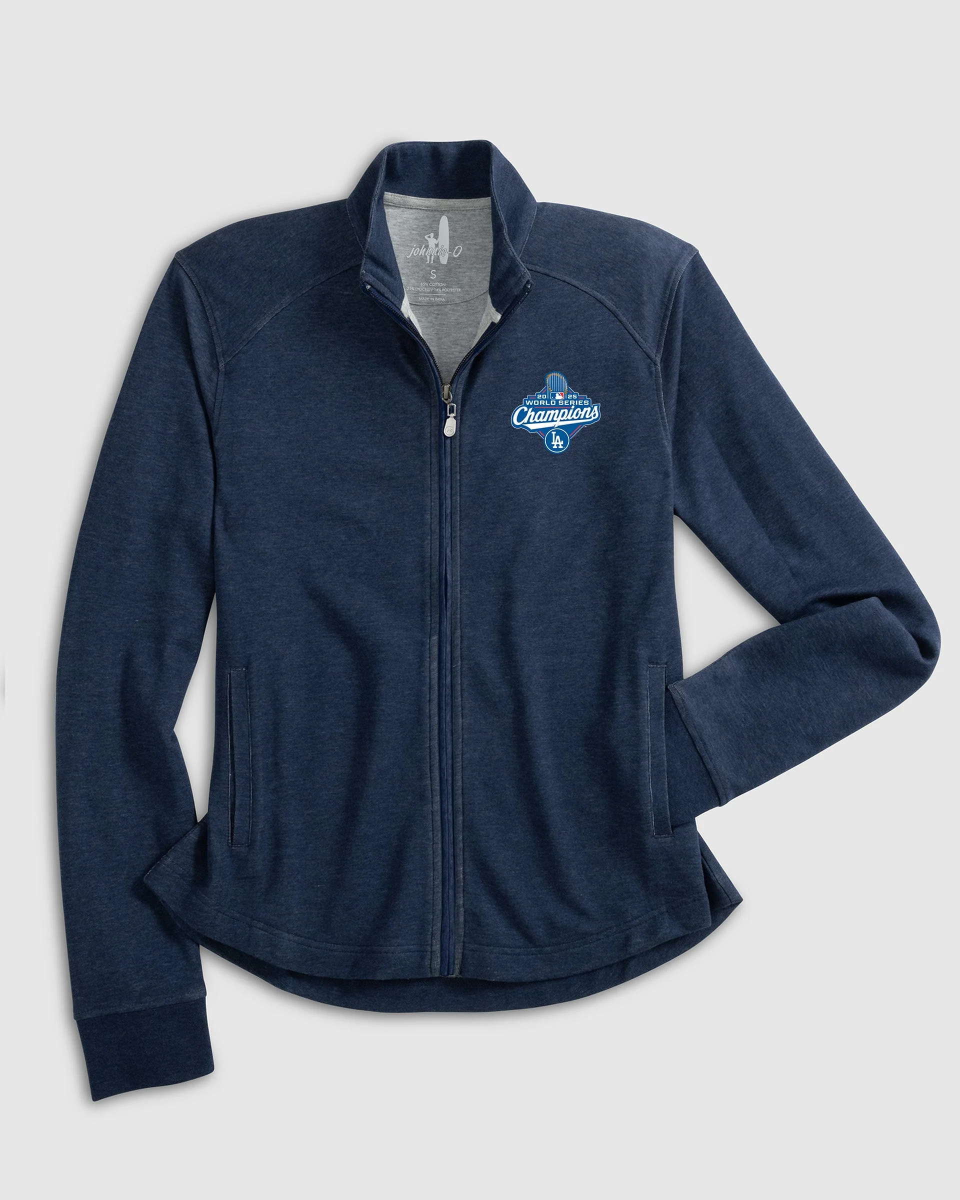 Women's Los Angeles Dodgers Tomi Full Zip Jacket - 2025 World Series Champions Logo - Image 2
