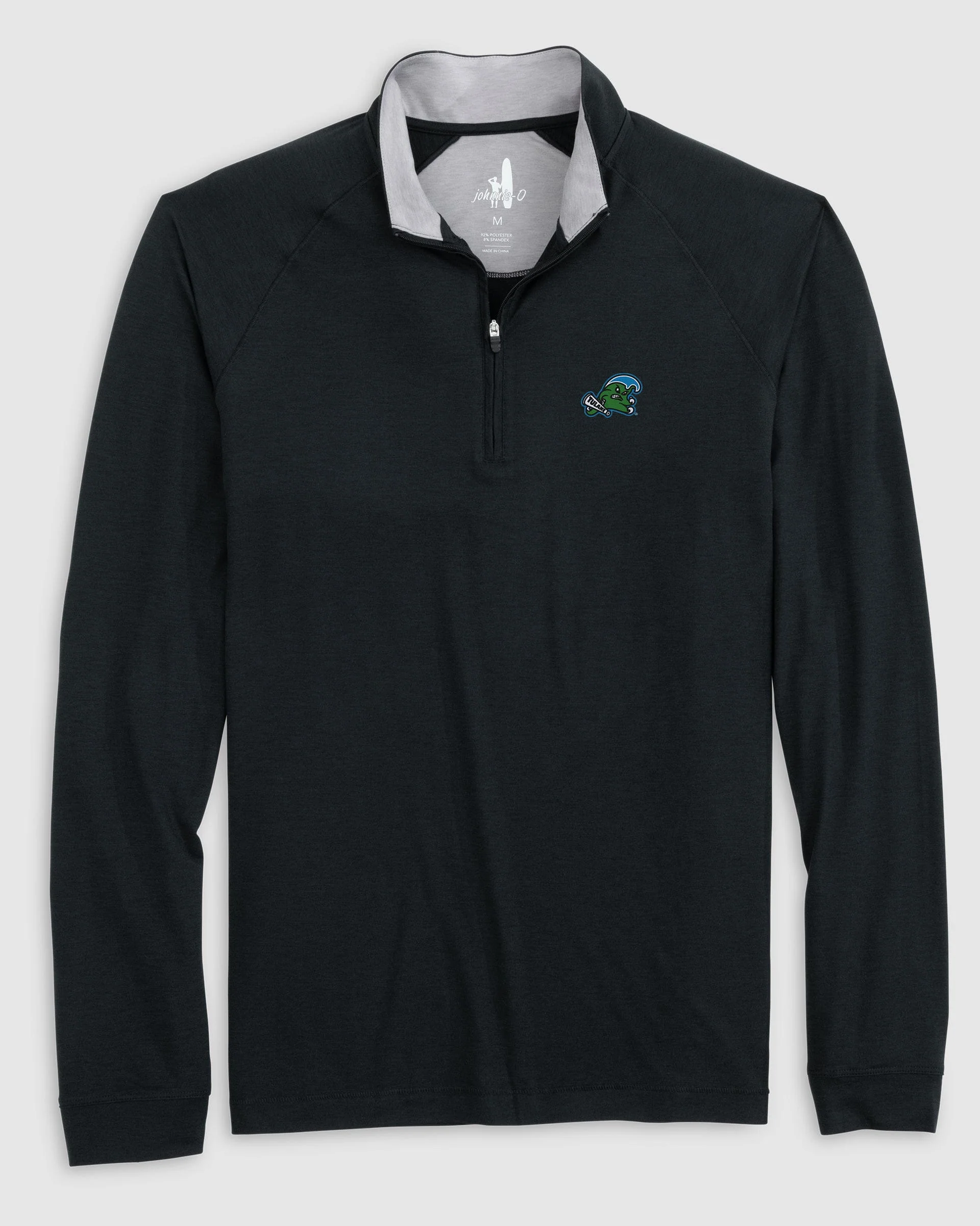 Tulane Freeborne Performance 1/4 Zip - Angry Wave Logo