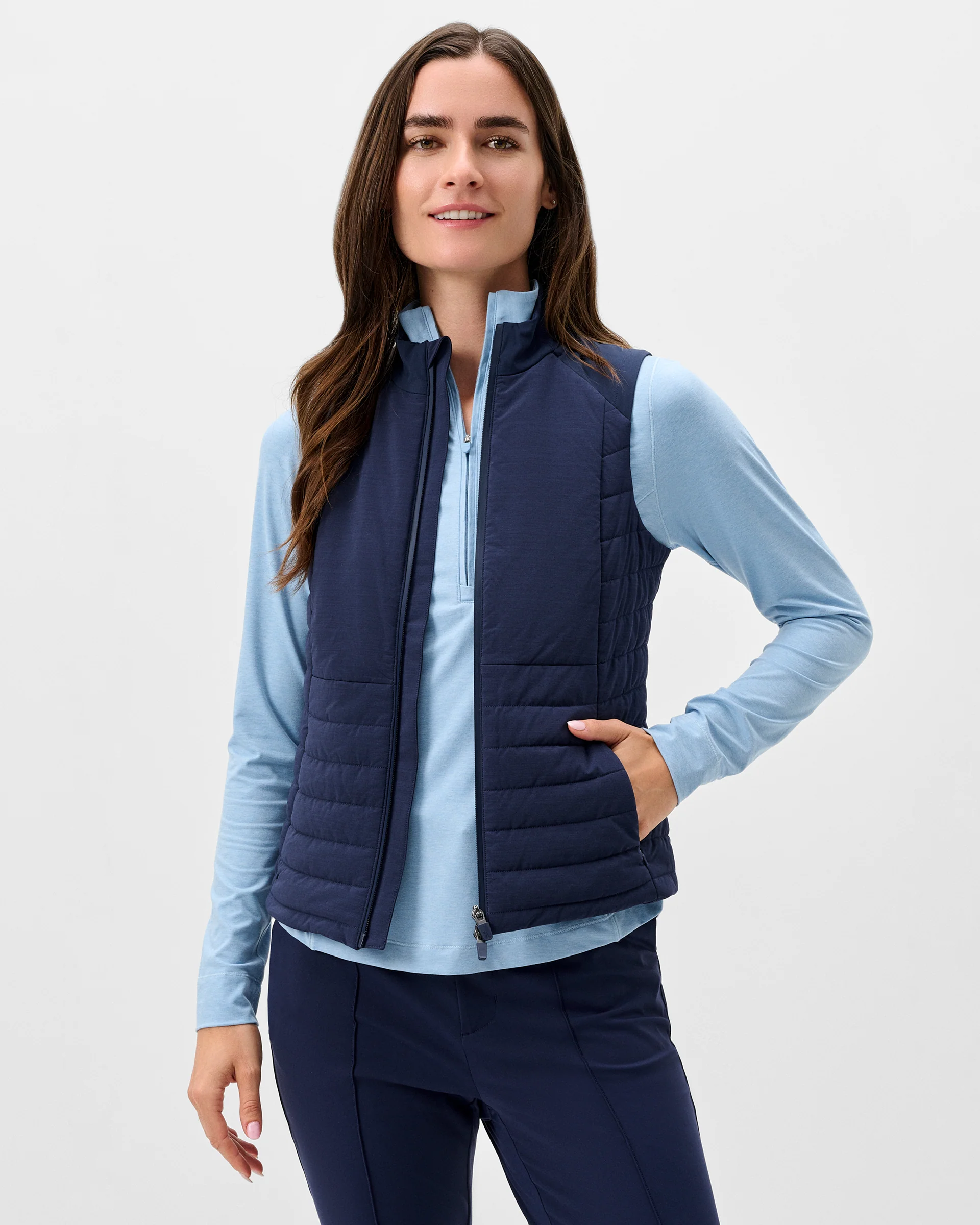 Victoria Performance Mixed Media Vest