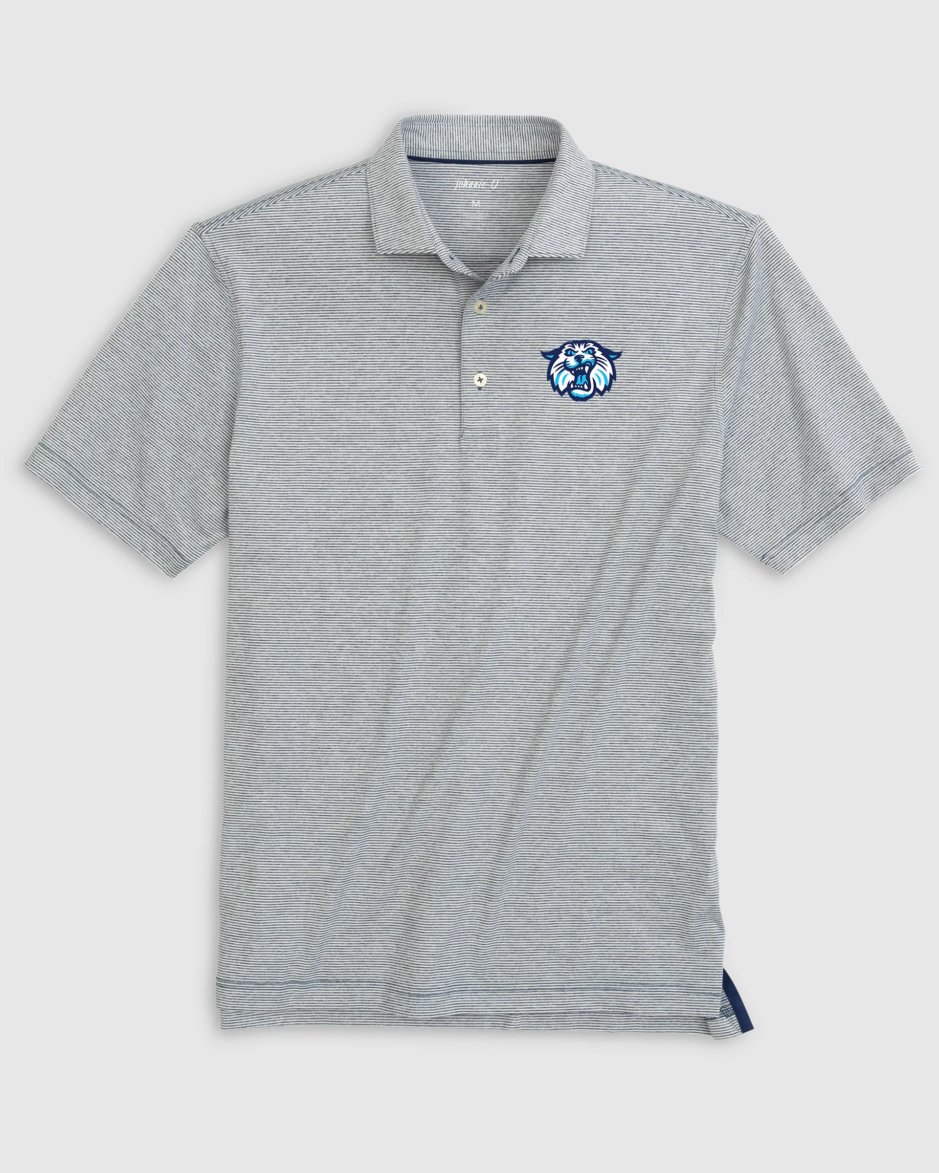 Villanova Lyndonn Striped Jersey Performance Polo - Wildcat Logo - Image 2
