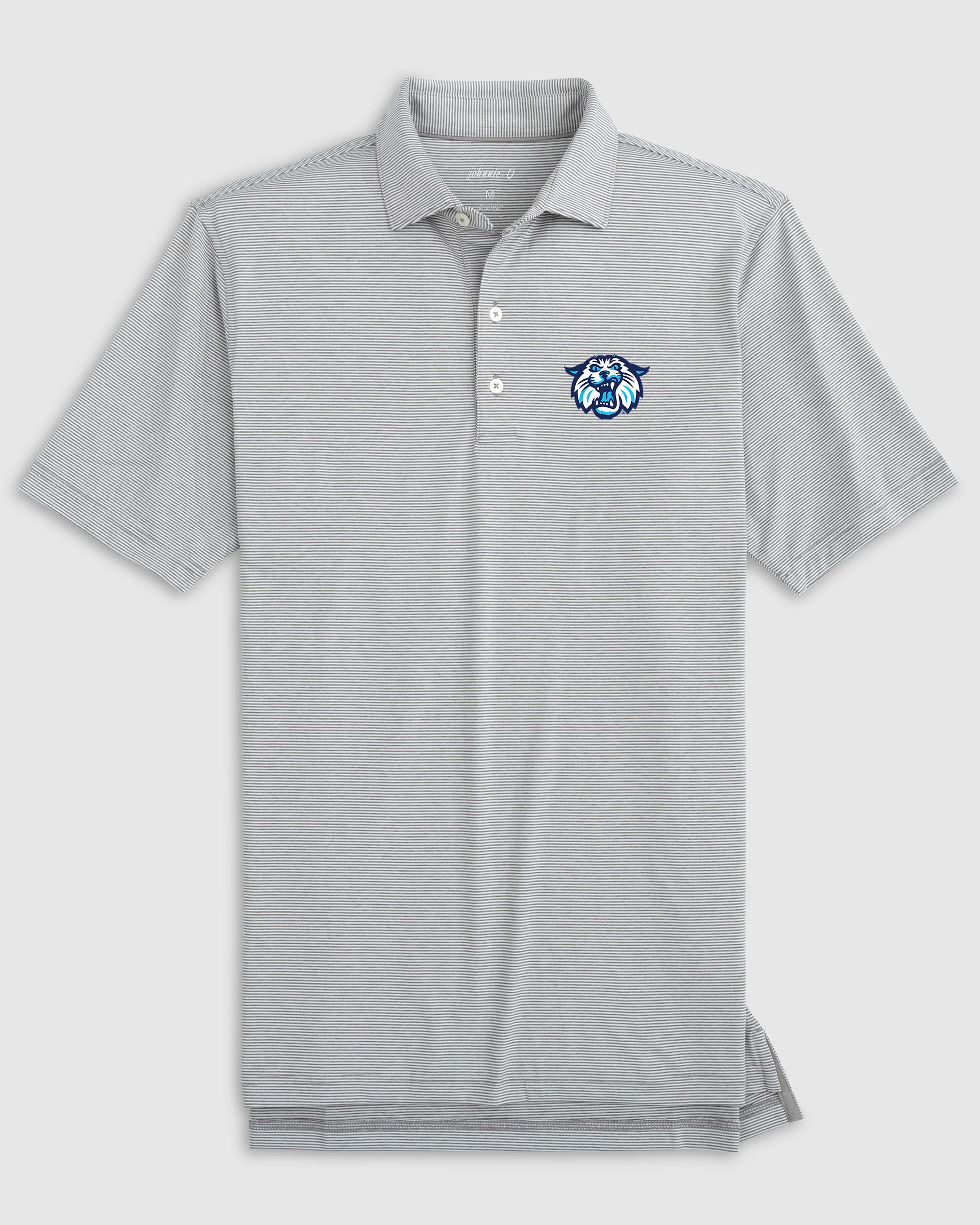Villanova Lyndonn Striped Jersey Performance Polo - Wildcat Logo - Image 3