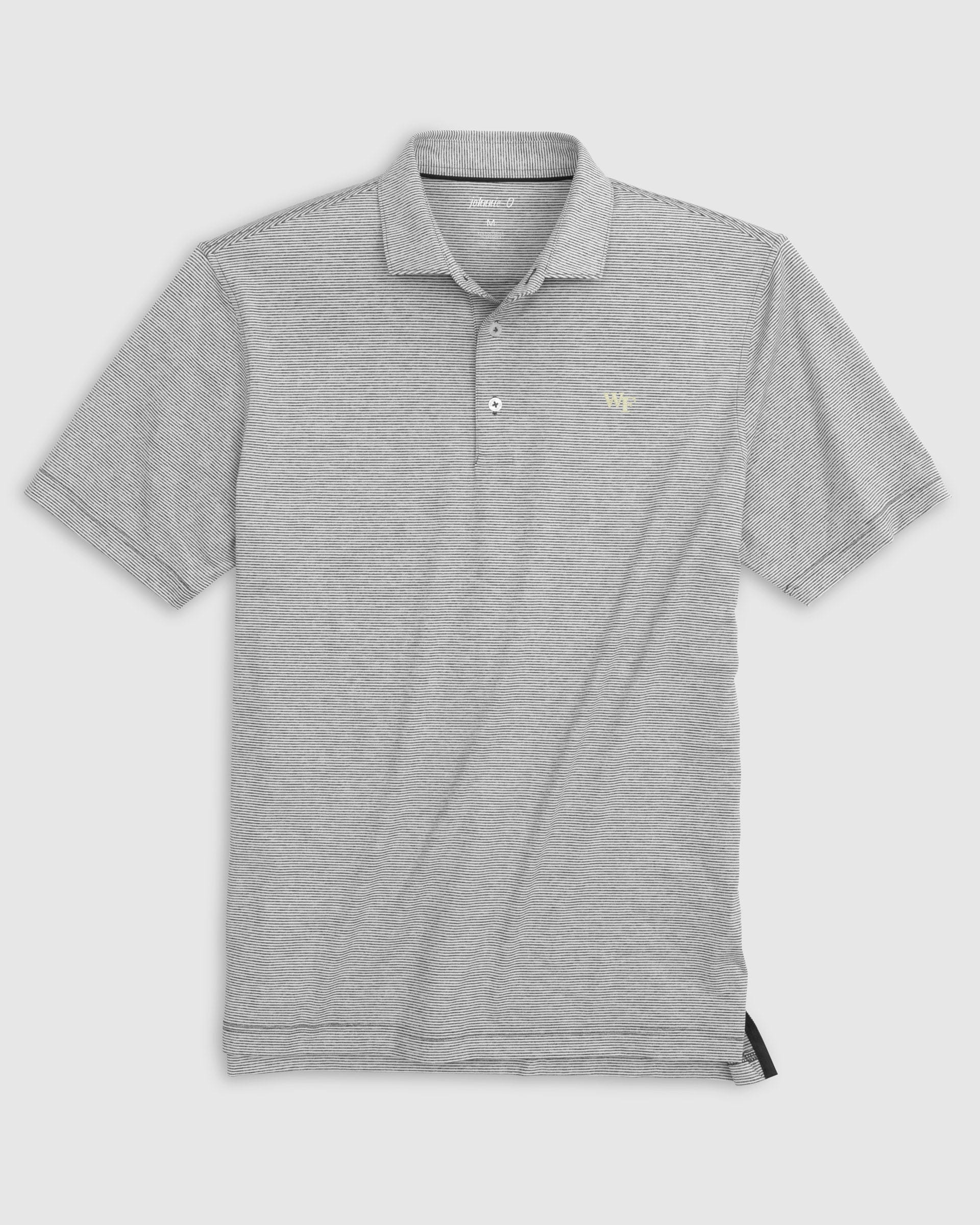 Wake Forest Lyndonn Striped Jersey Performance Polo