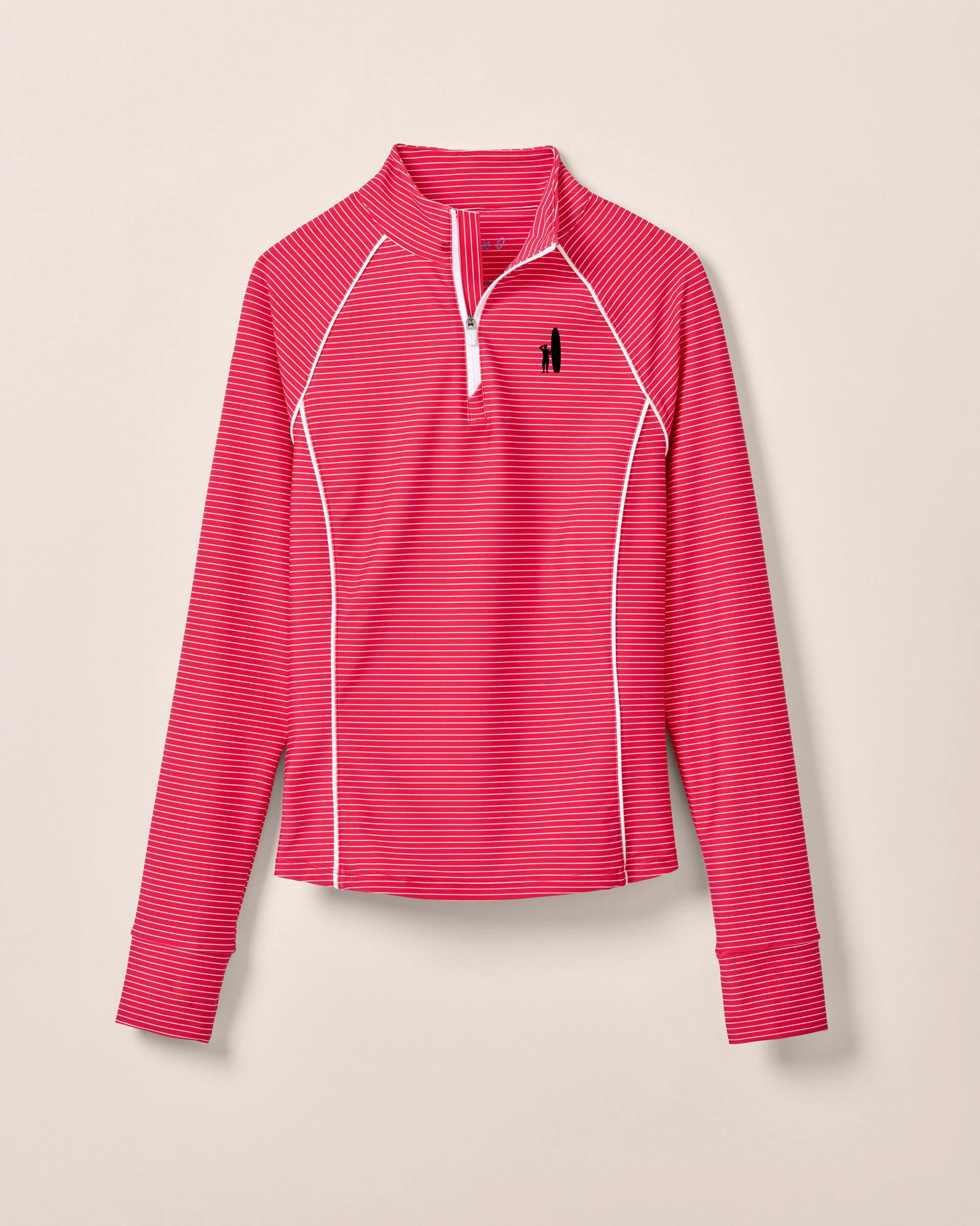 Women's Custom Surfer Logo Jasmine Performance 1/4 Zip
