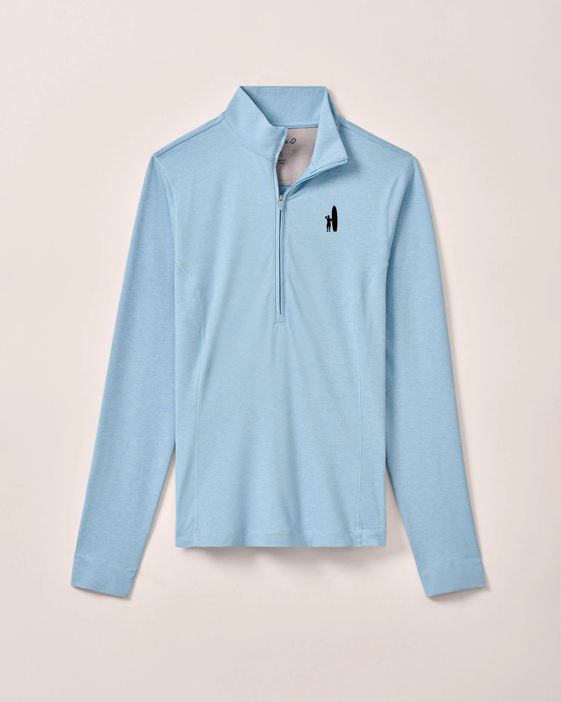 Women's Custom Surfer Logo Susie Performance 1/4 Zip