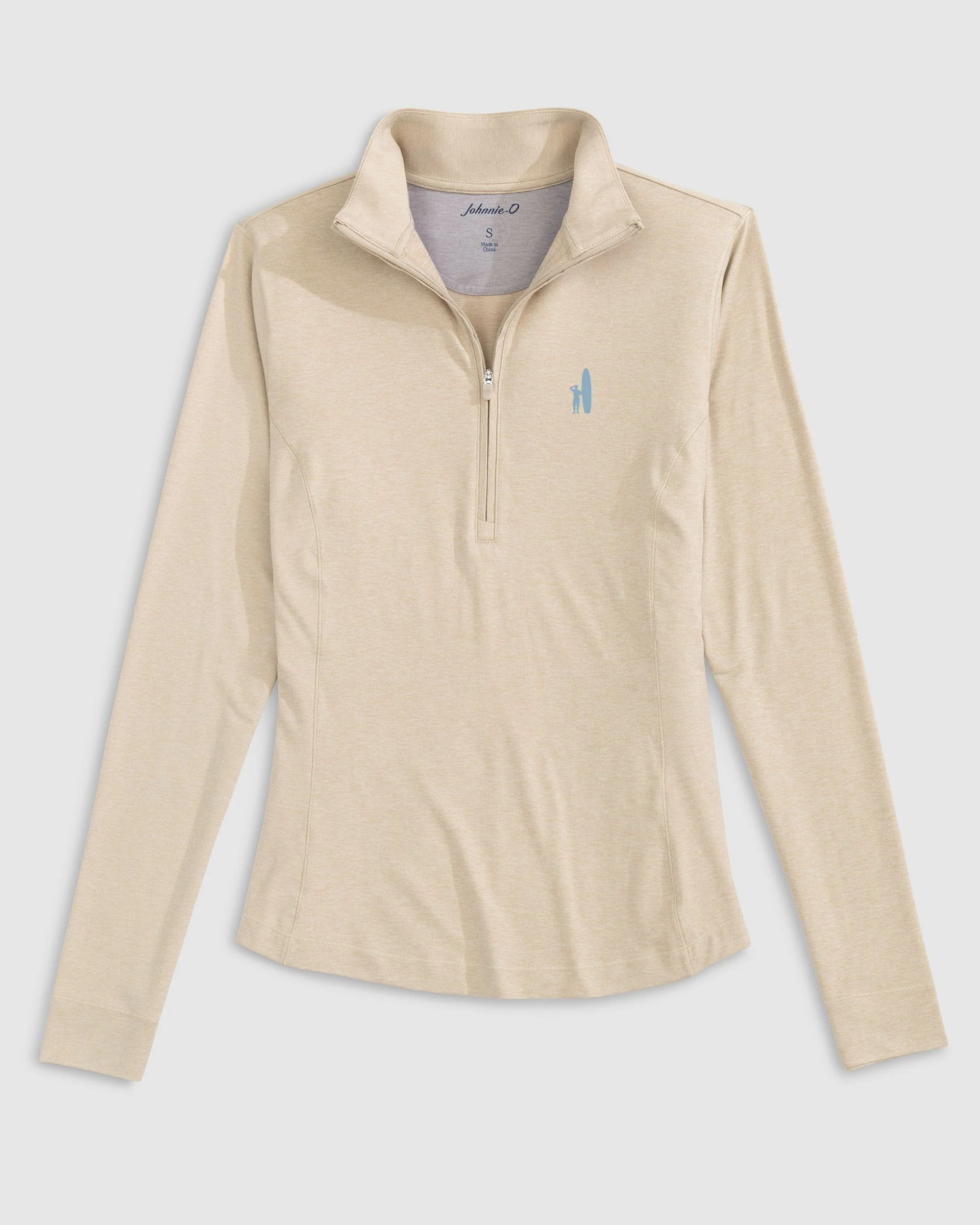Women's Custom Surfer Logo Susie Performance 1/4 Zip - Image 12