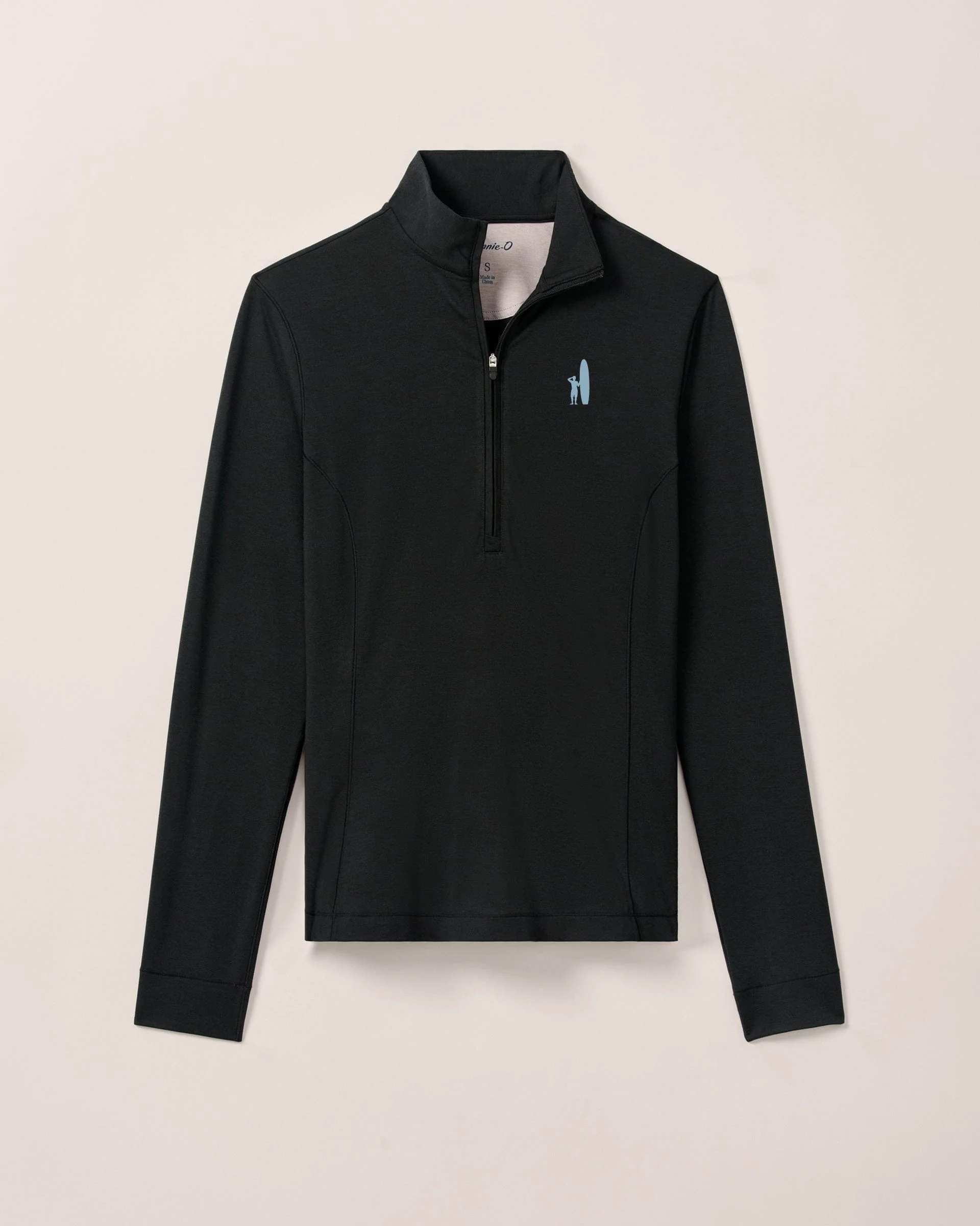 Women's Custom Surfer Logo Susie Performance 1/4 Zip - Image 4