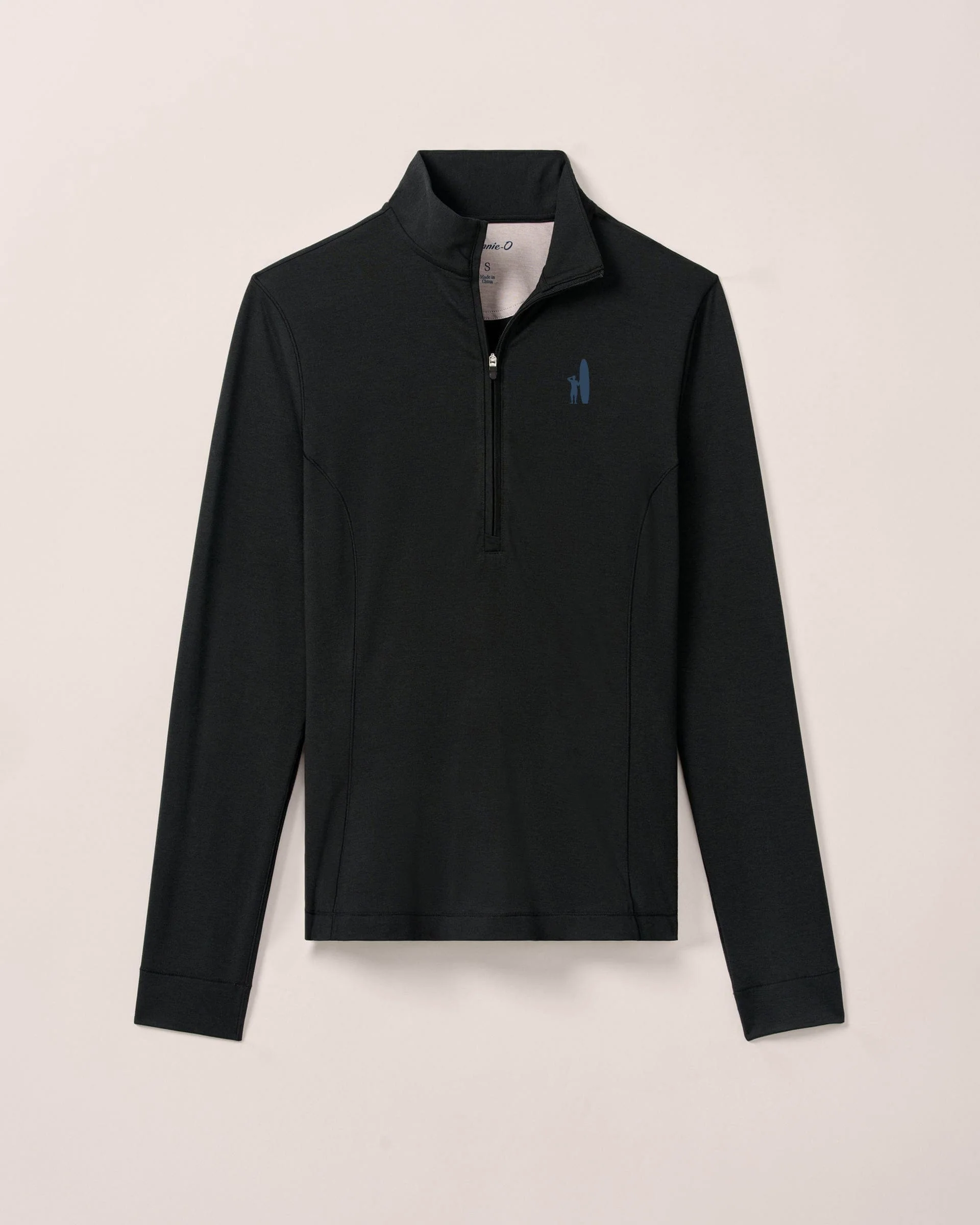 Women's Custom Surfer Logo Susie Performance 1/4 Zip - Image 5
