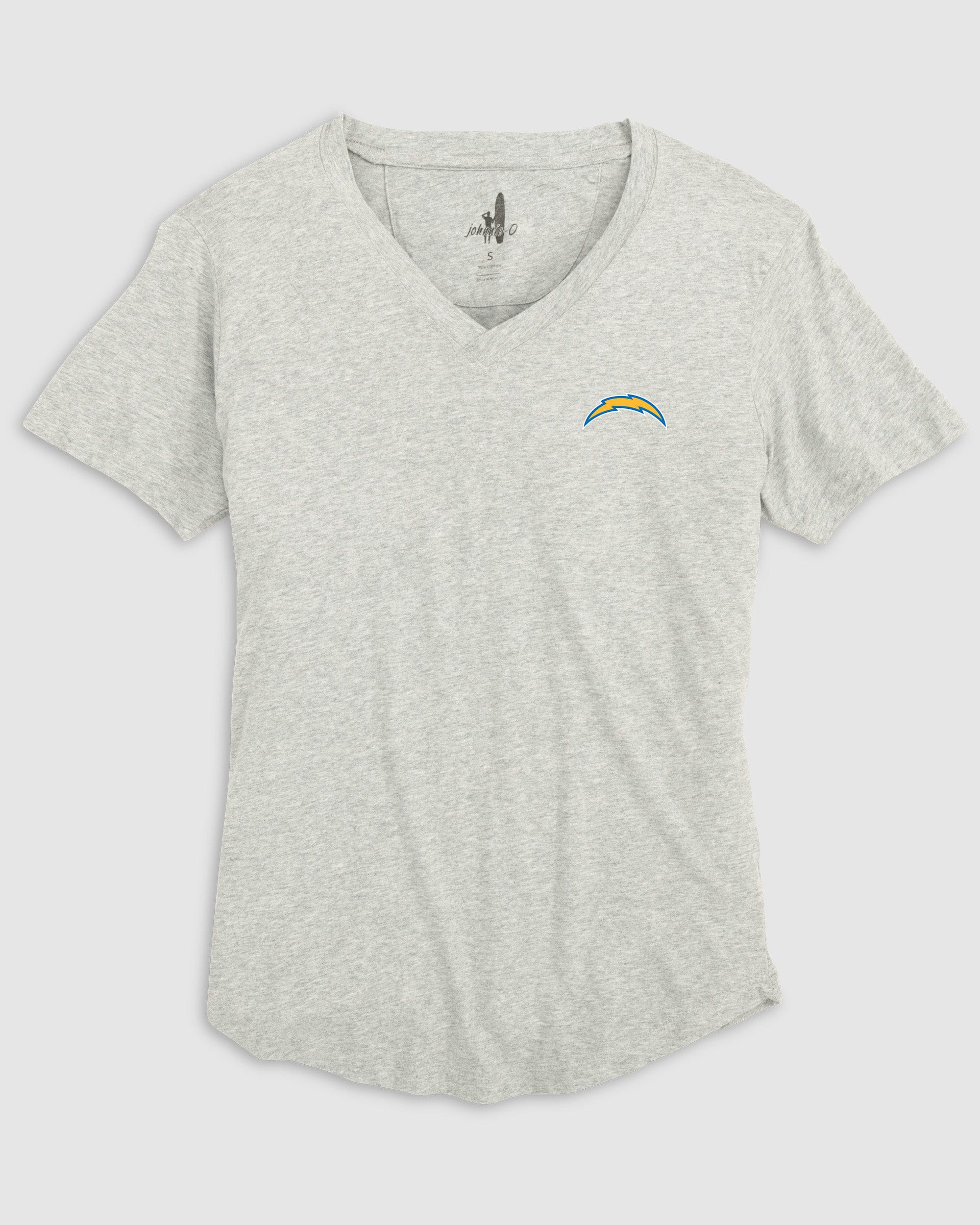 Women's Los Angeles Chargers Merediths V-Neck T-Shirt